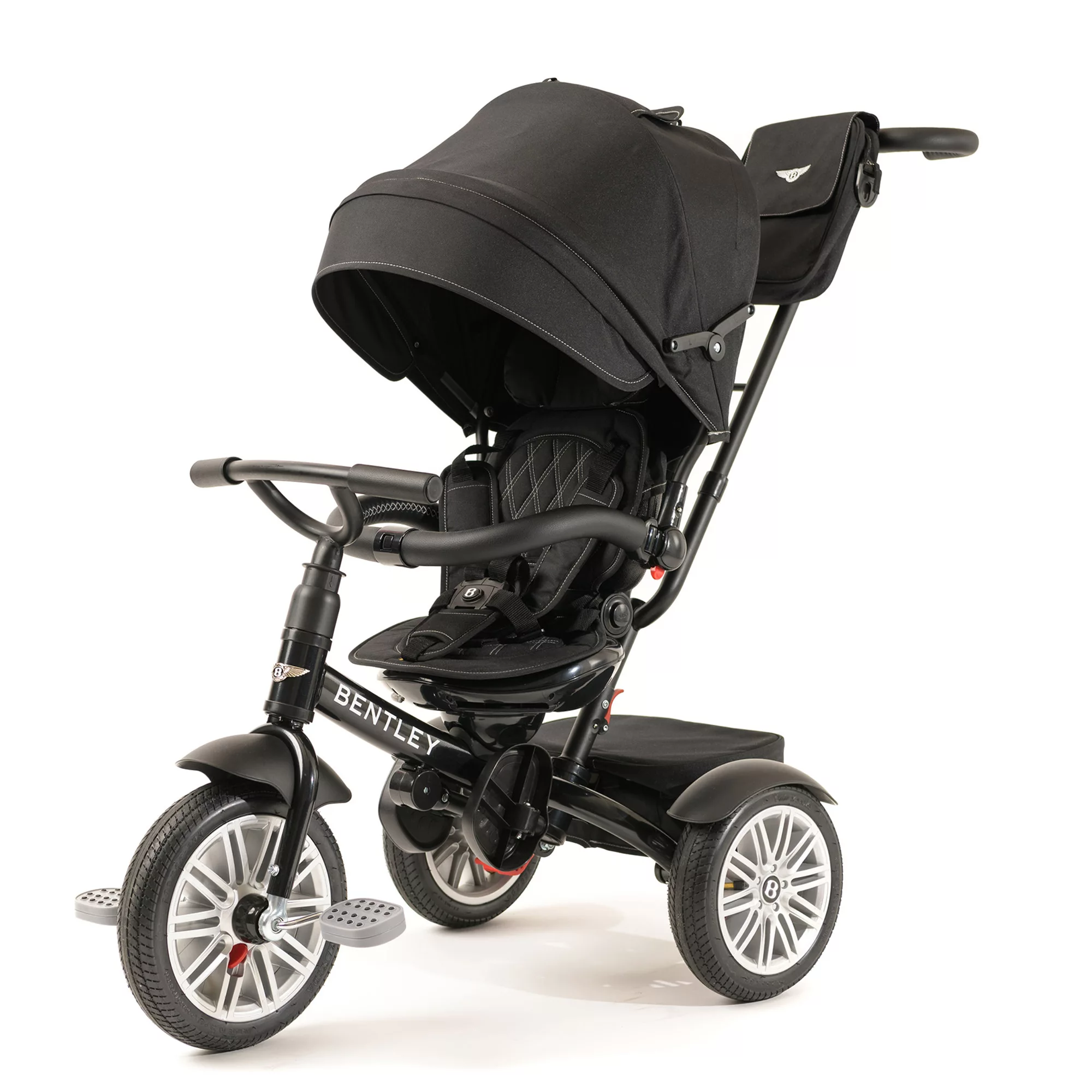 Poussette/tricycle pour enfant Bentley 6 en 1 rouge