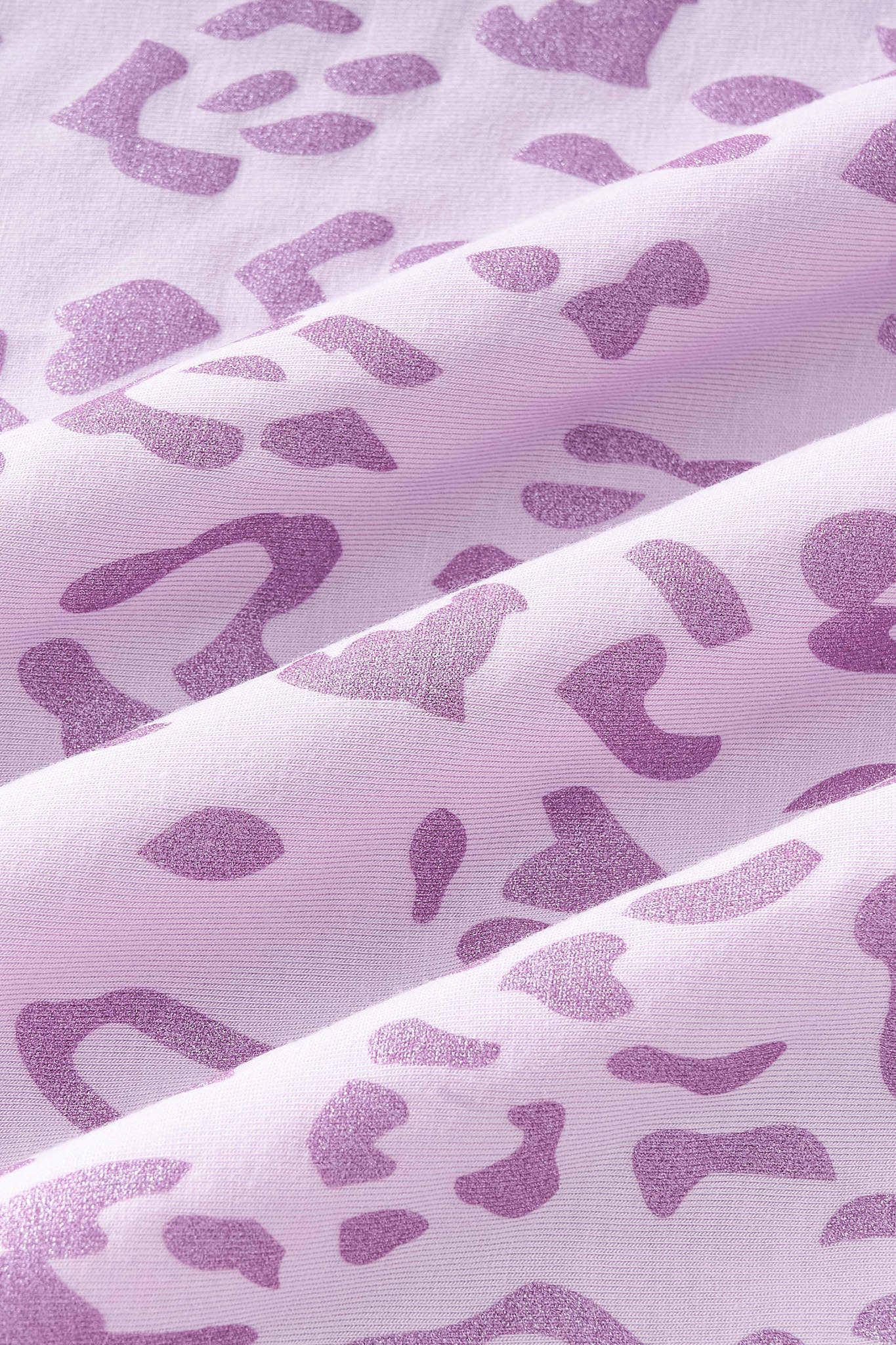 Twin Sheet in Thistle Leopard