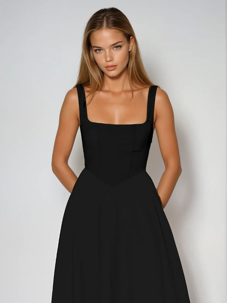 Robe Midi Classique pour Femme