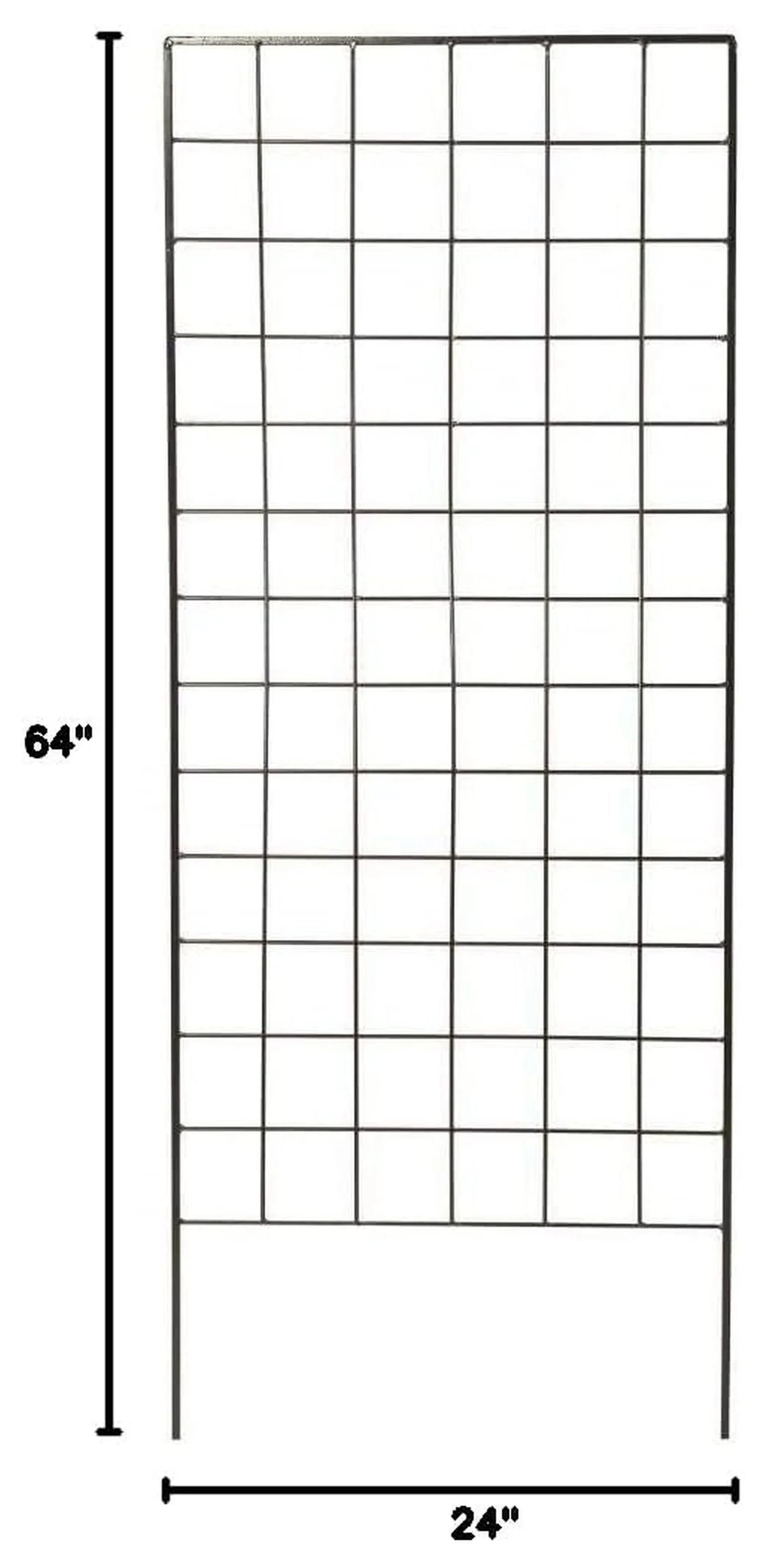 STNMB Narrow Screen Trellis, Black 64.25"H Trellis,Garden - Image 5