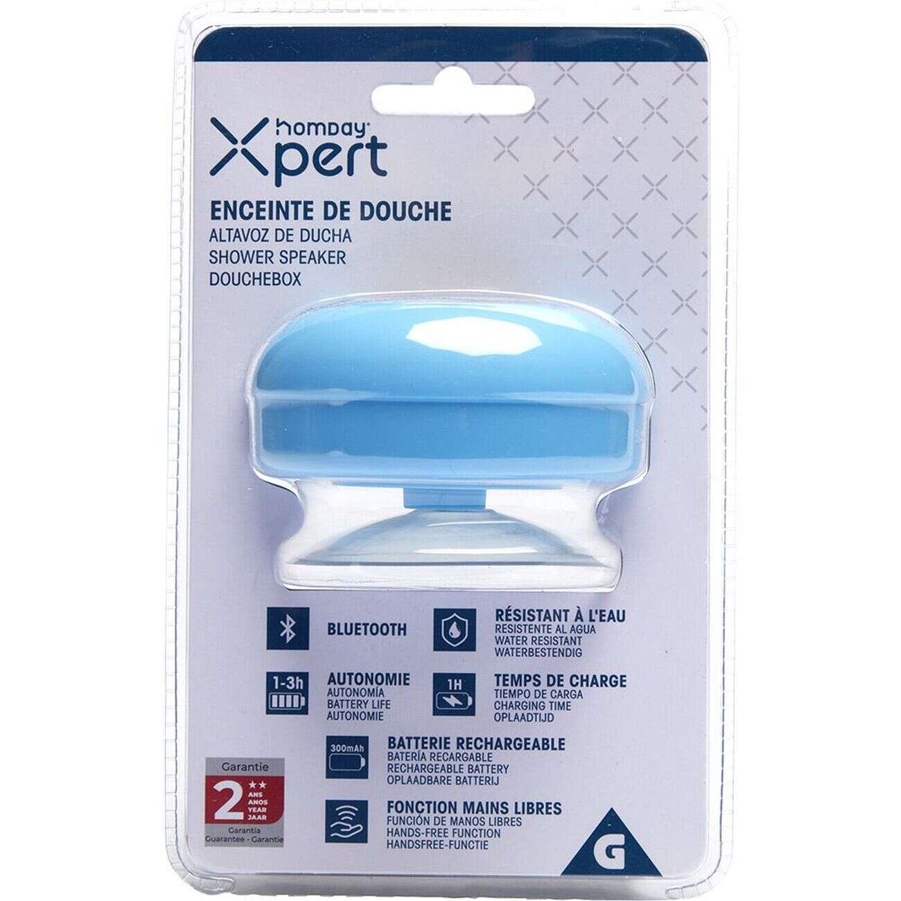 Enceinte de douche sans fil waterproof