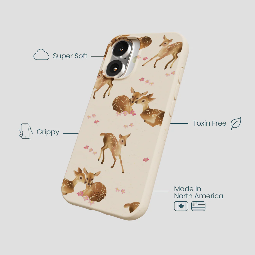 Seashell Whimsy Deer iPhone 16 Case