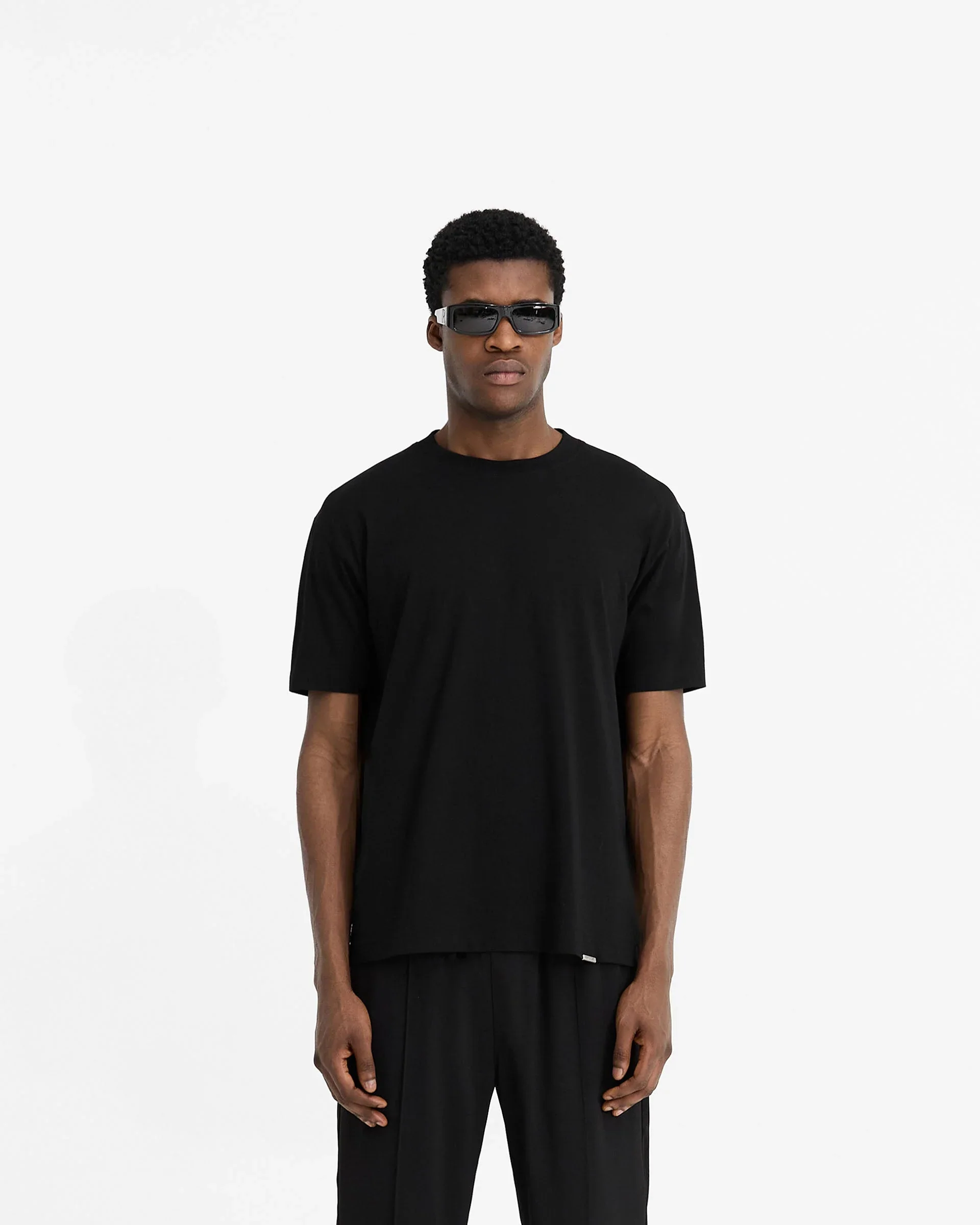 2 x Initial T-Shirt - Black