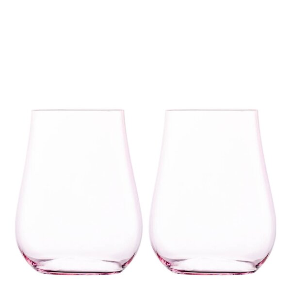 Kolibri tumbler vannglass 49,8 cl 2 stk rosé