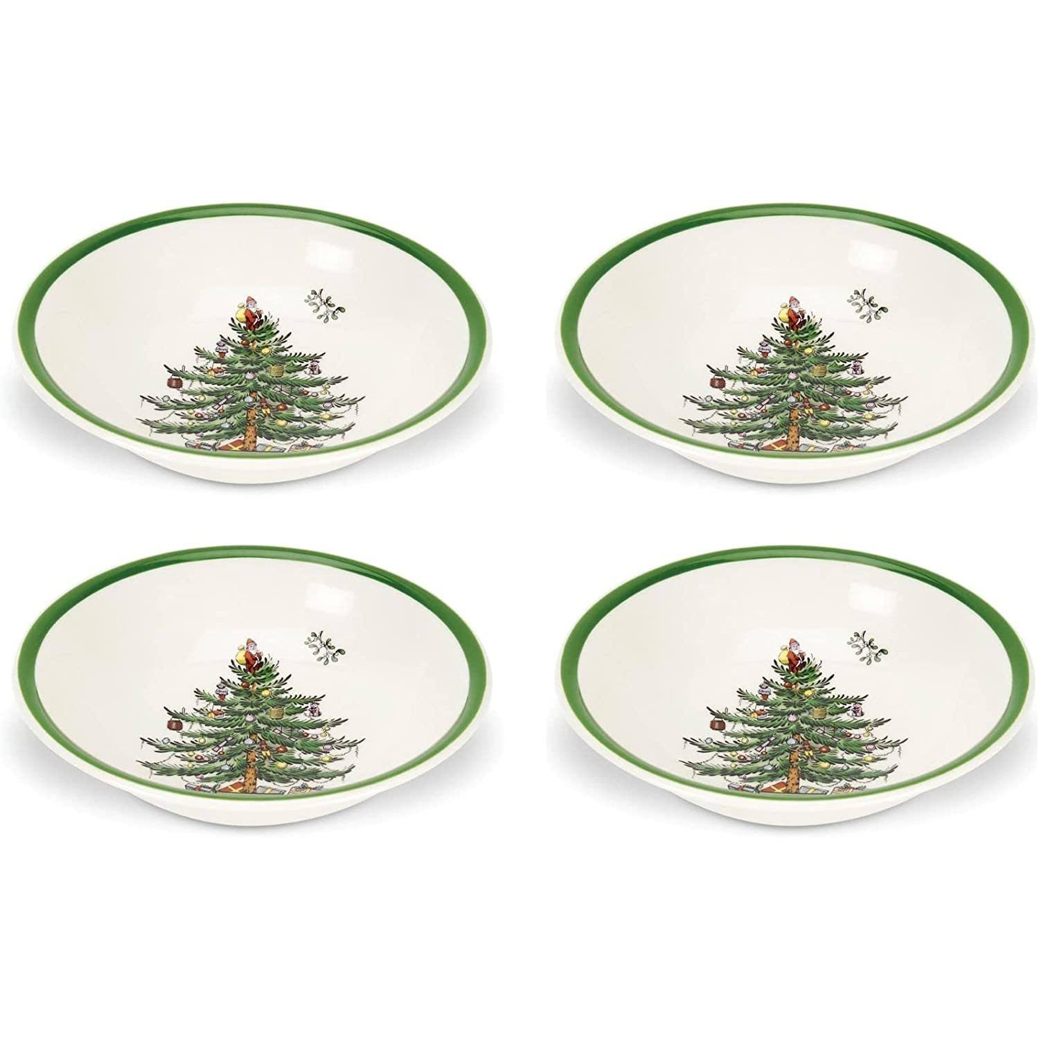 Spode Christmas Tree Ascot Cereal Set of 4