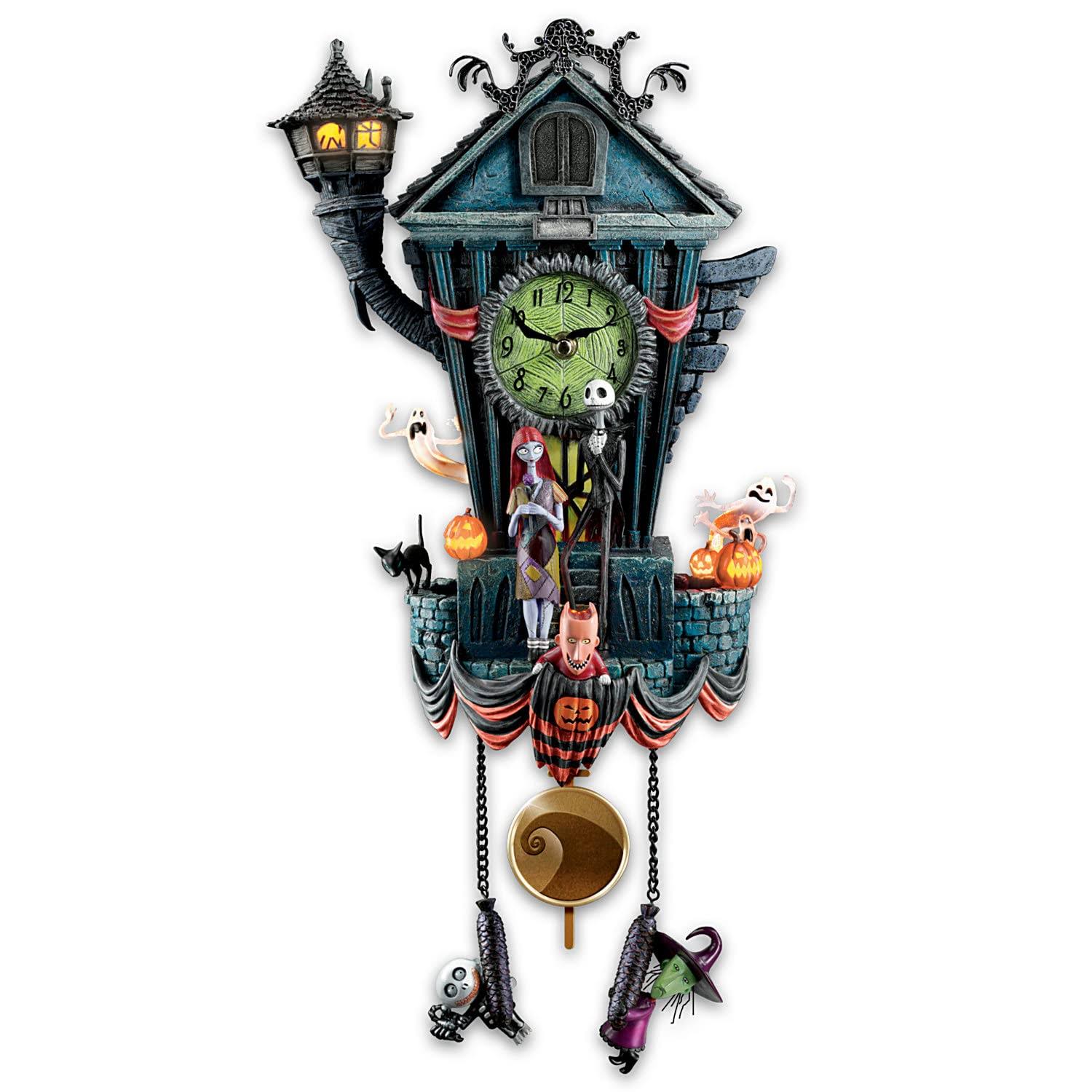 The Bradford Cuckoo Clock: Tim Burton's The Nightmare Before Christmas Wall Clock