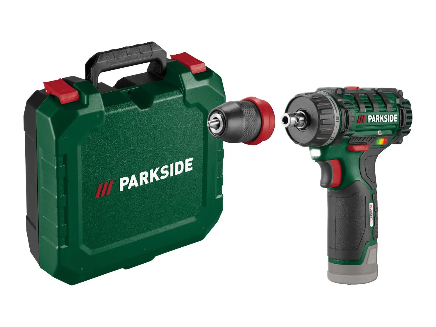 PARKSIDE Perceuse-visseuse sans fil PBSA 12 F5, 12 V