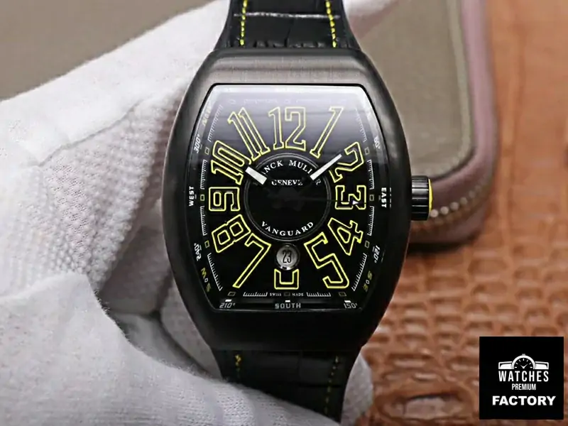 Franck Muller Vanguard V.45.SC.DT.TT.NR.BR.JA ZF Factory Black Dial