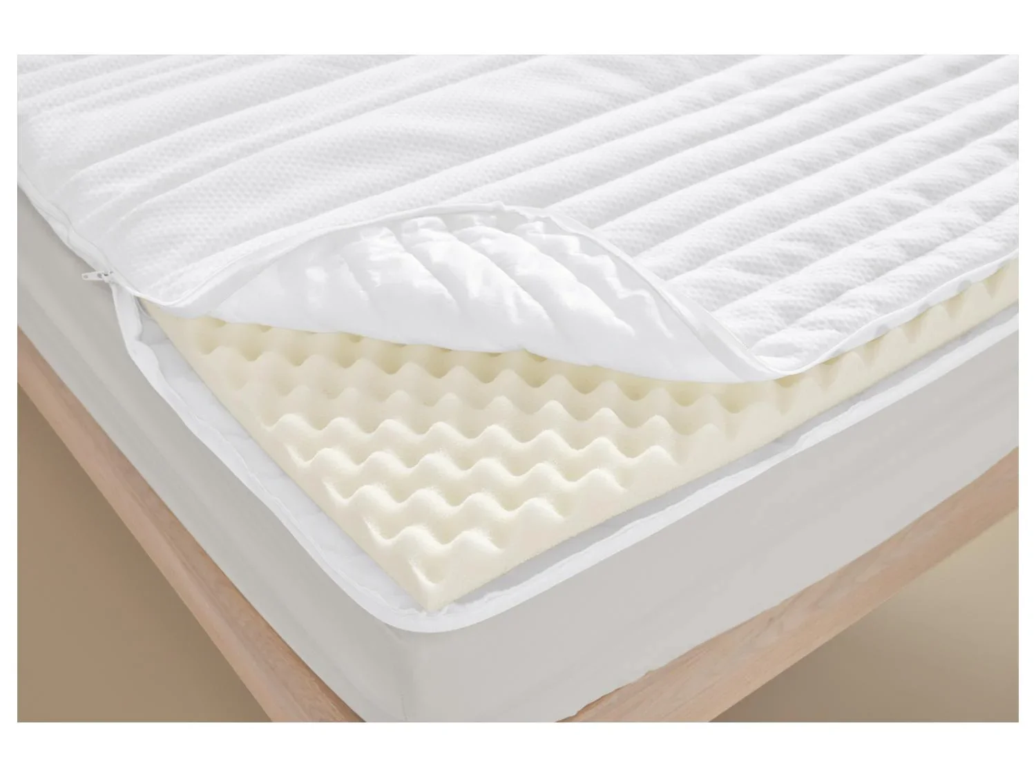 LIVARNO home Surmatelas en mousse viscolastique, 90 x 190 cm