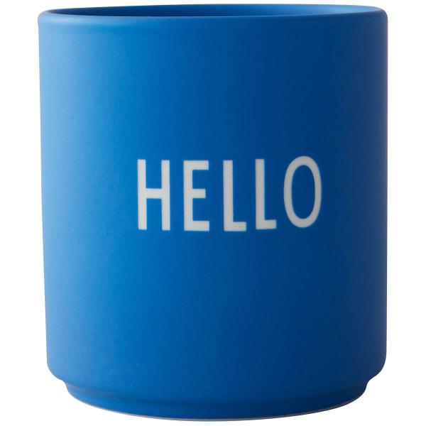 Favourite krus Hello 25 cl koboltblå