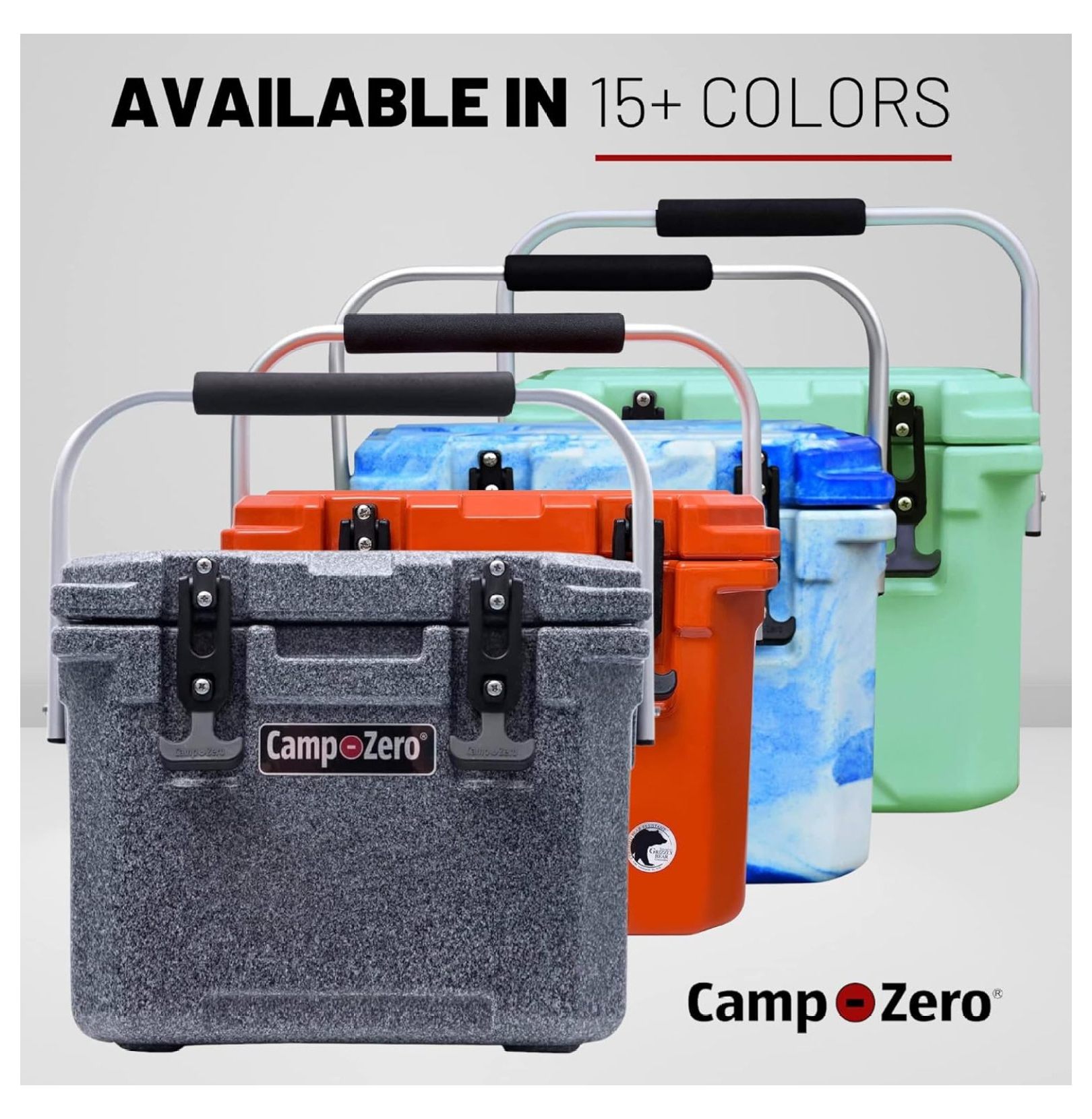 10L-10.6 Quart Portable Hard Cooler Ice Chest, Perfect for Drinks, Lunch, Beach, Picnics, Boating, Camping and Travel with 2 Molded-in Cup Holders and Folding Aluminum Handle Coral - Image 6