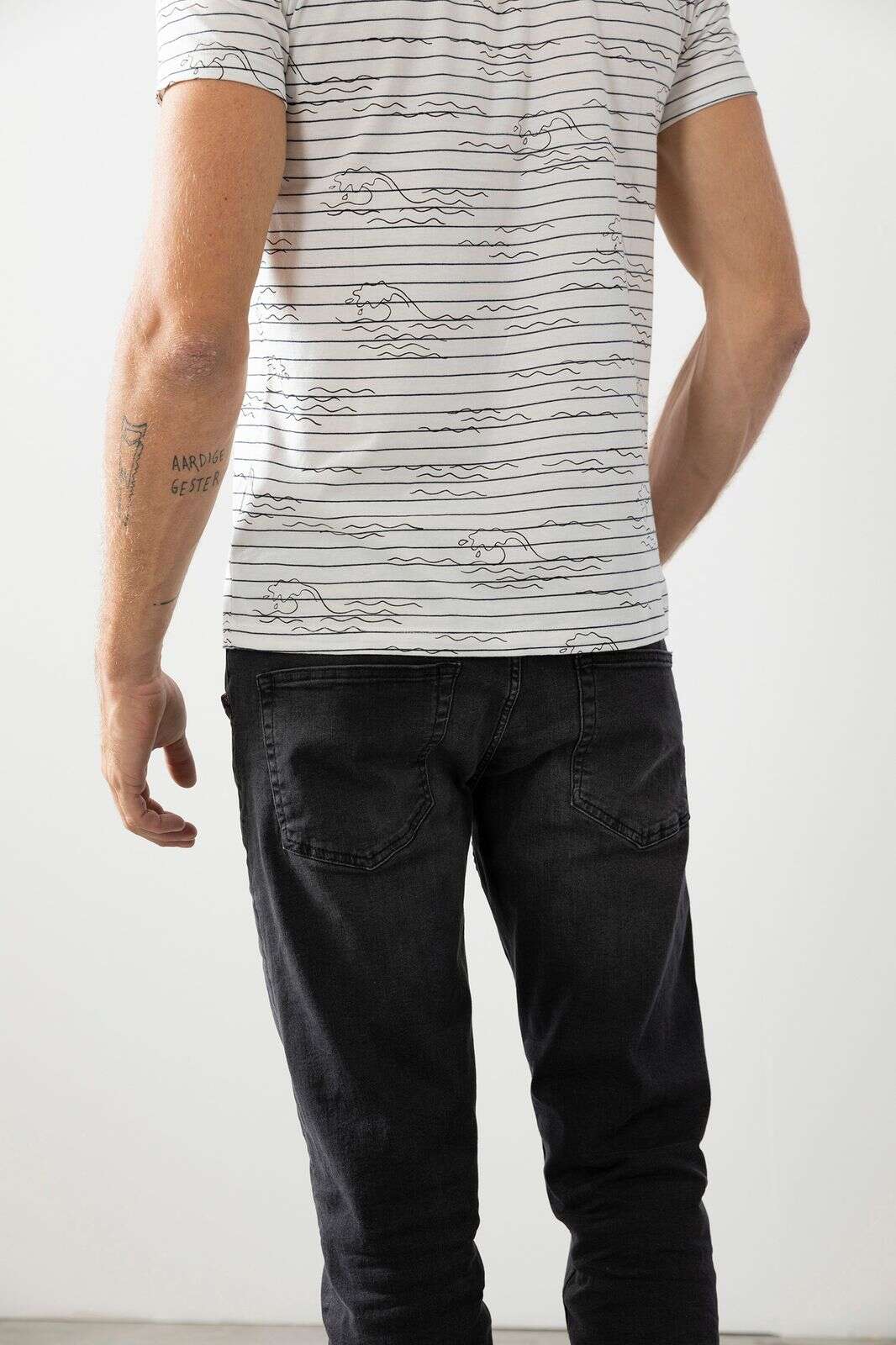 Phil Zwarte mid-rise Regular Fit Jeans