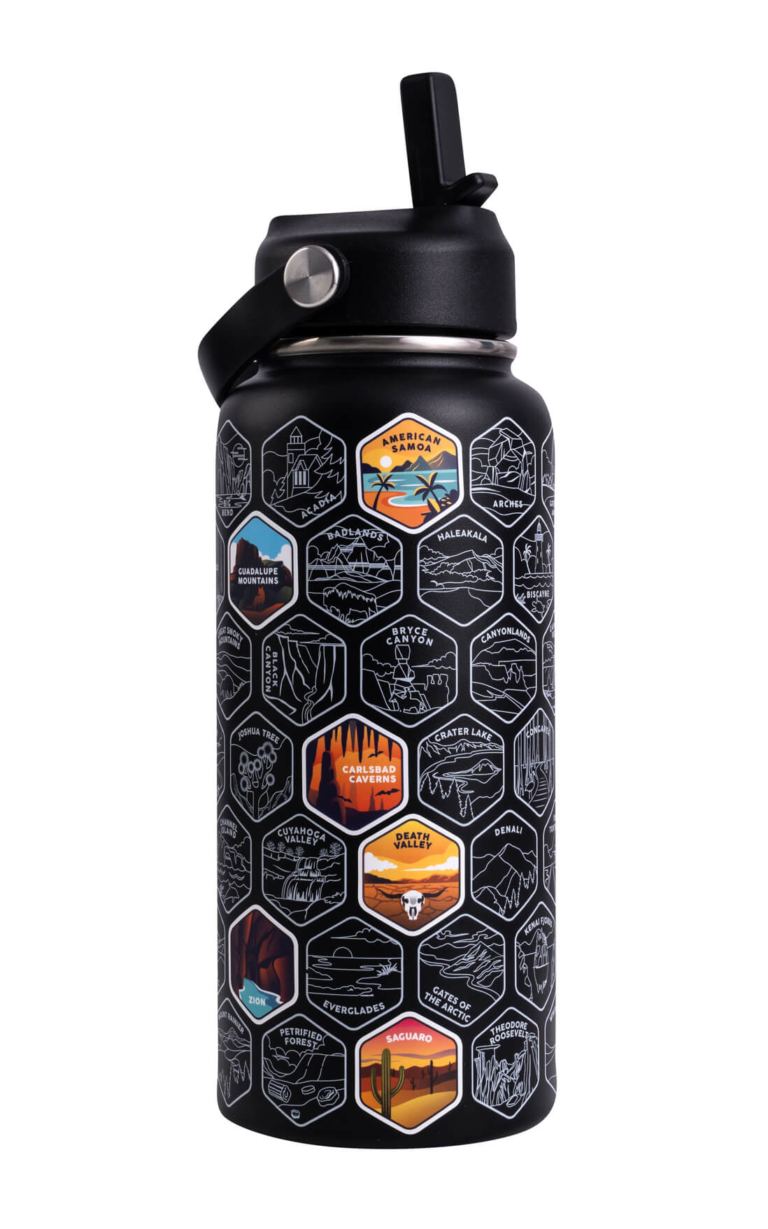 NP63 National Parks Water Bottle + Stickers