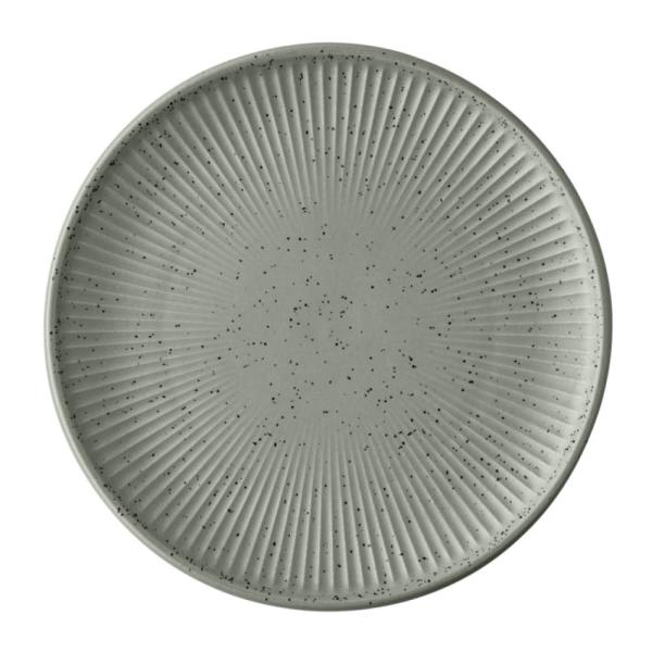 Clay tallerken 16 cm smoke