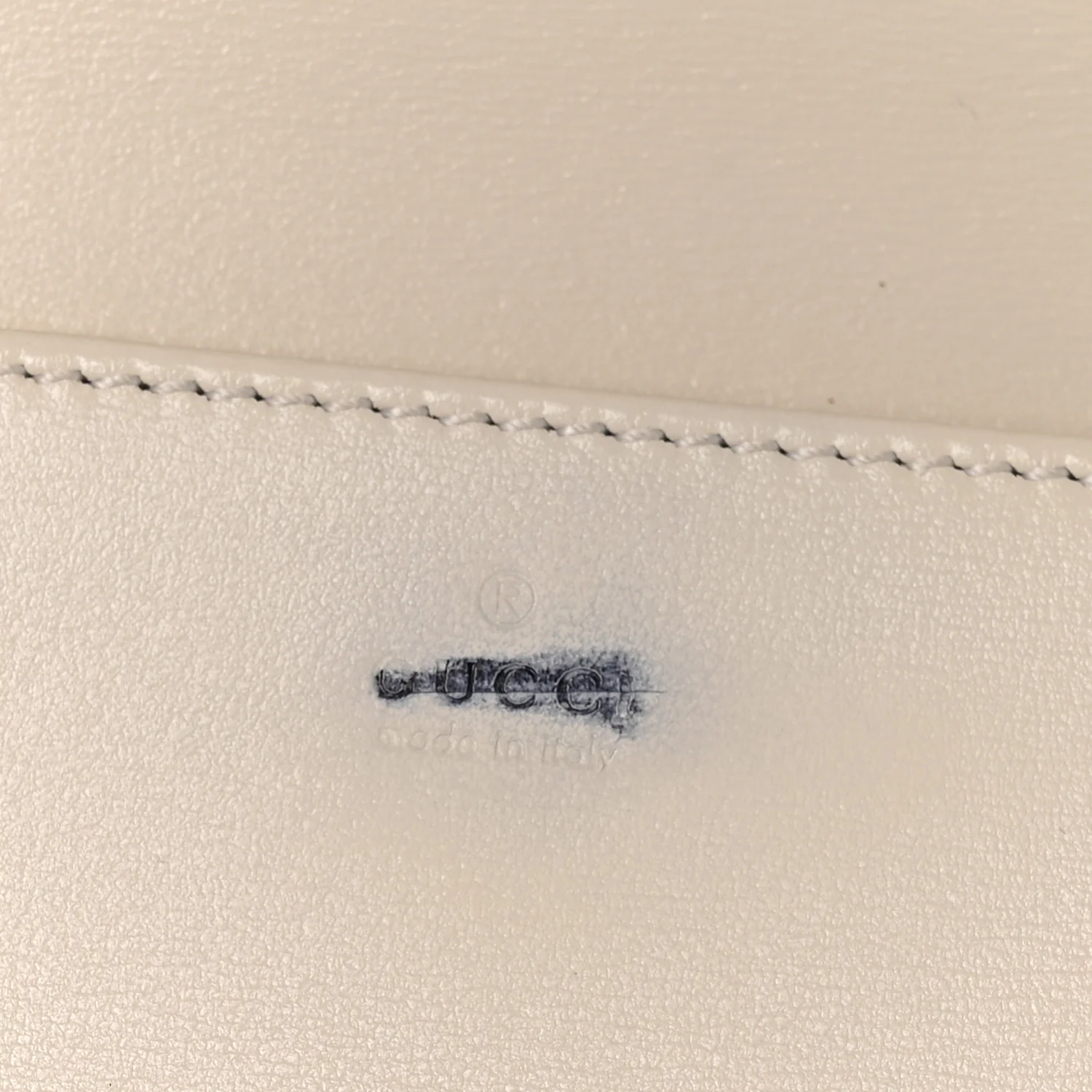 Boarded Plutone Calfskin Horsebit 1955 Wallet On Chain Mystic White