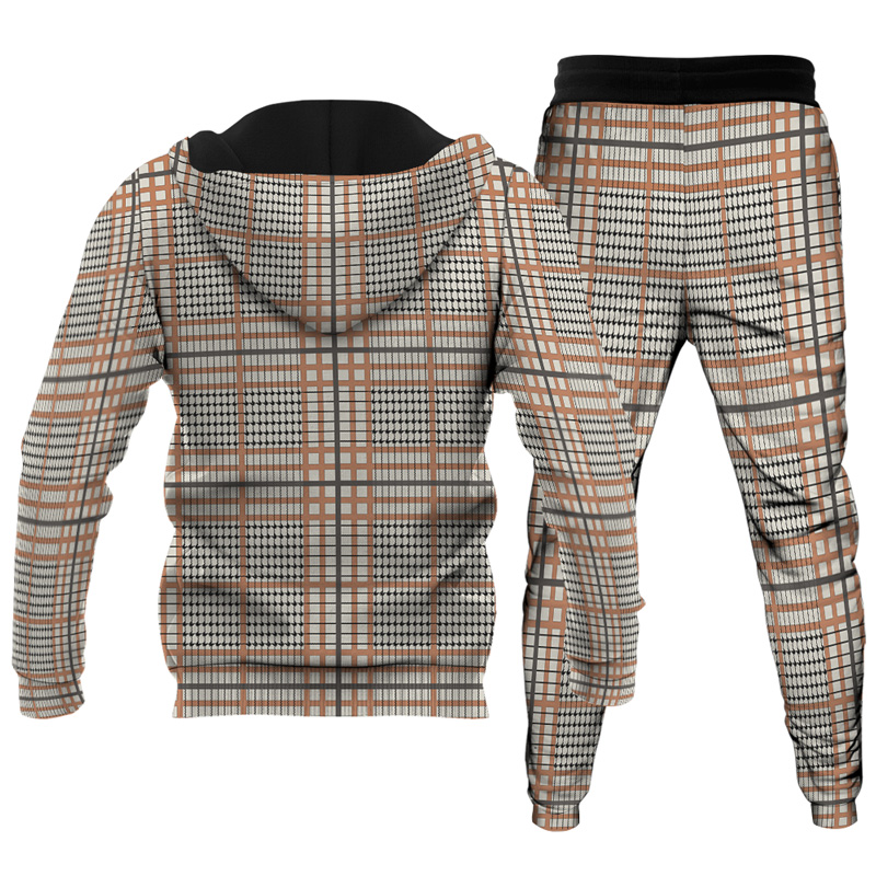 Ensemble de sweat à capuche imprimé personnalisé pour homme 036