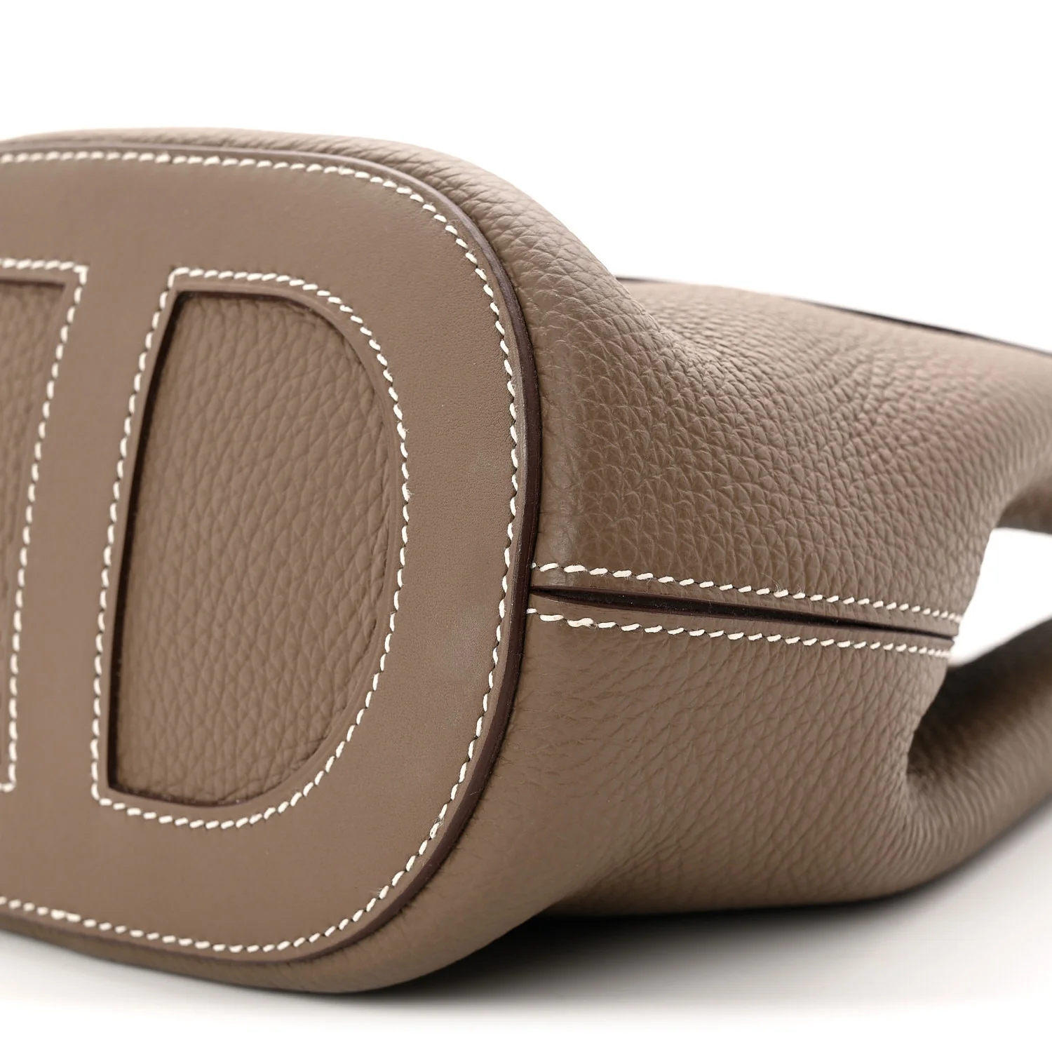 Taurillon Clemence Swift In-The-Loop 18 Bag Etoupe