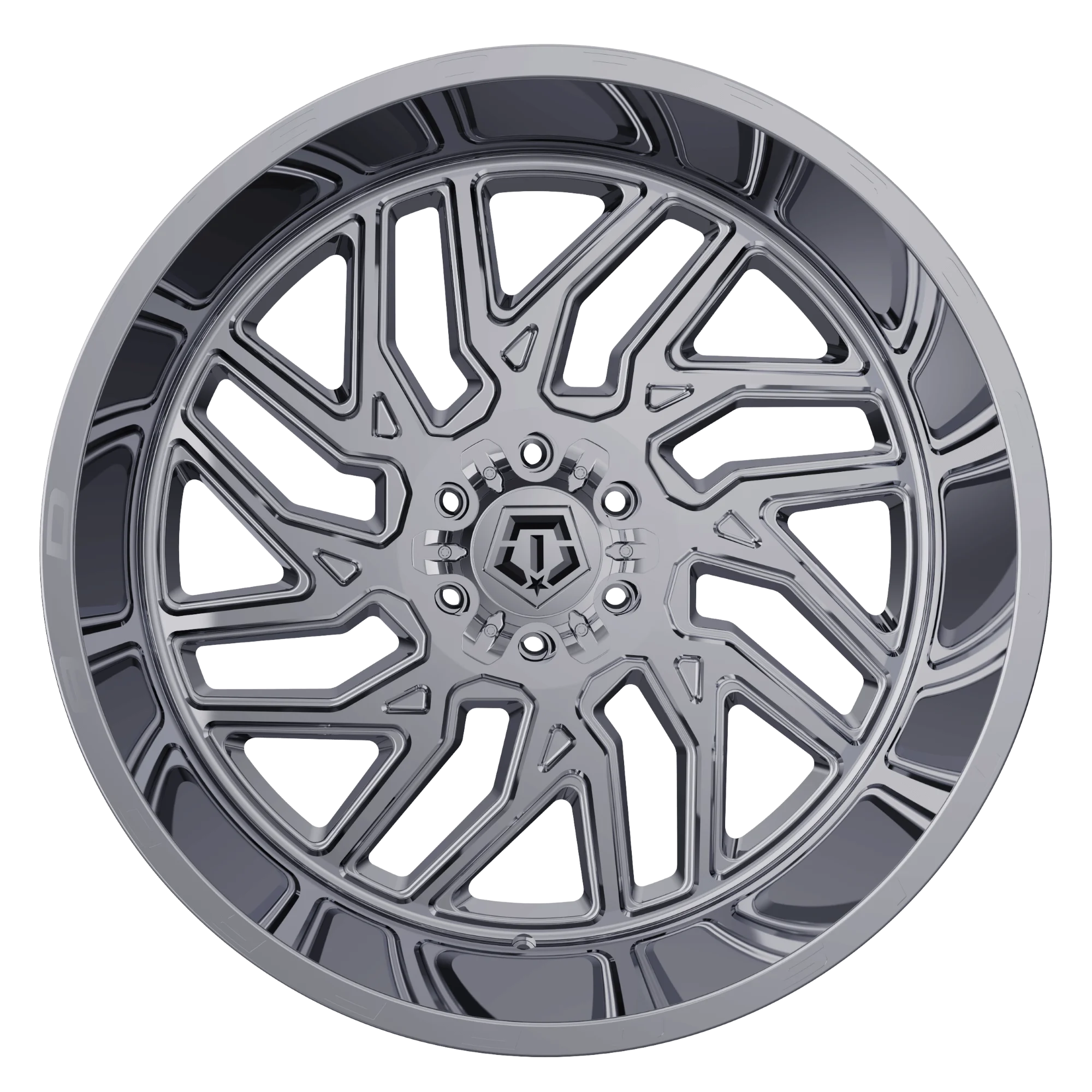 544C Chrome Wheel Rim, 24" x 14" 5 x 5"/5 x 5 5"  76mm, 544C 2440976