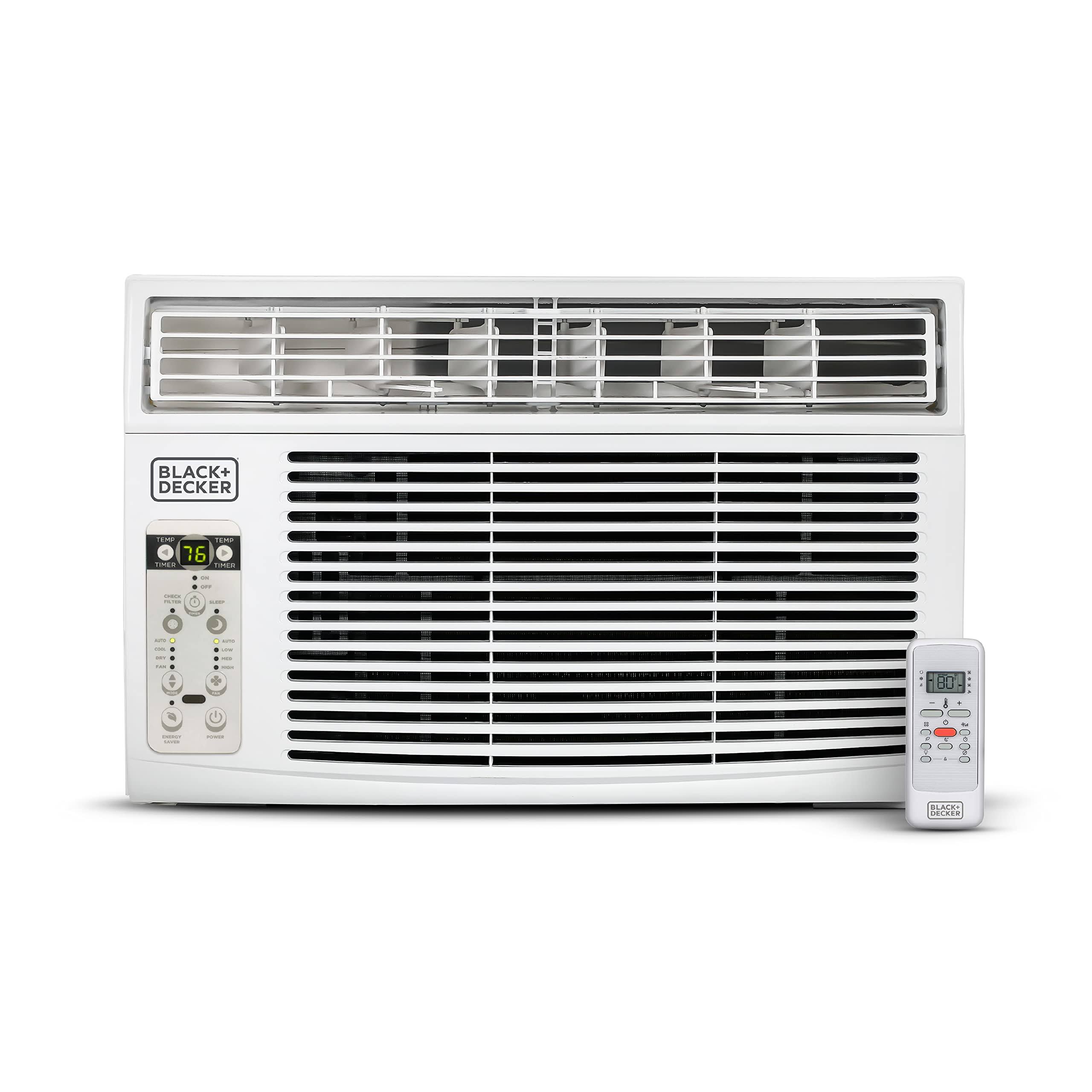 BLACK+DECKER BD12WT6 12,000 BTU Window Air Conditioner with Remote in White