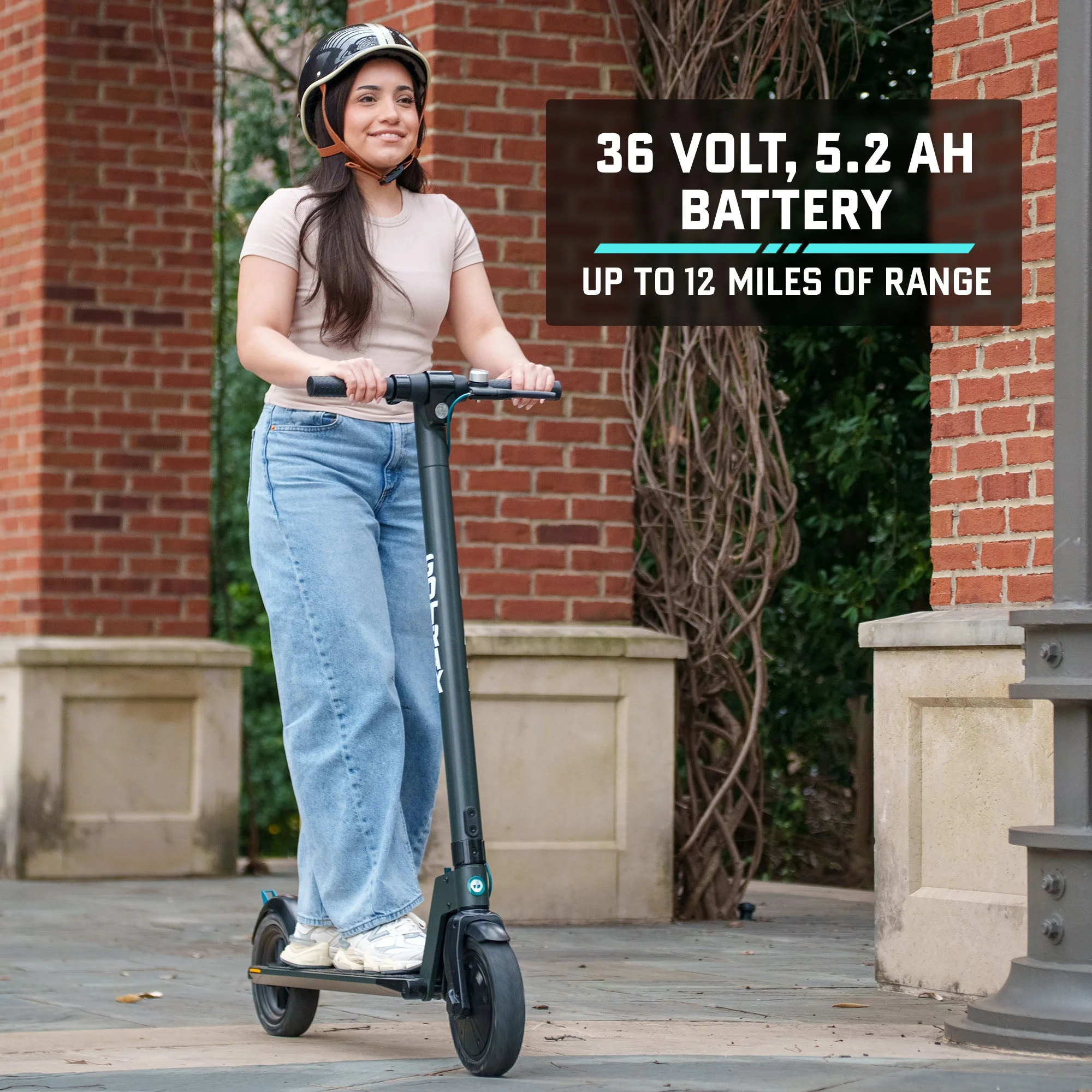 Rival Adult Electric Scooter, 8.5" Pneumatic Tire, Max 12 mile Range and 15.5Mph Speed, 250W Foldable Escooter for Adult, Black(Black1) - Image 2
