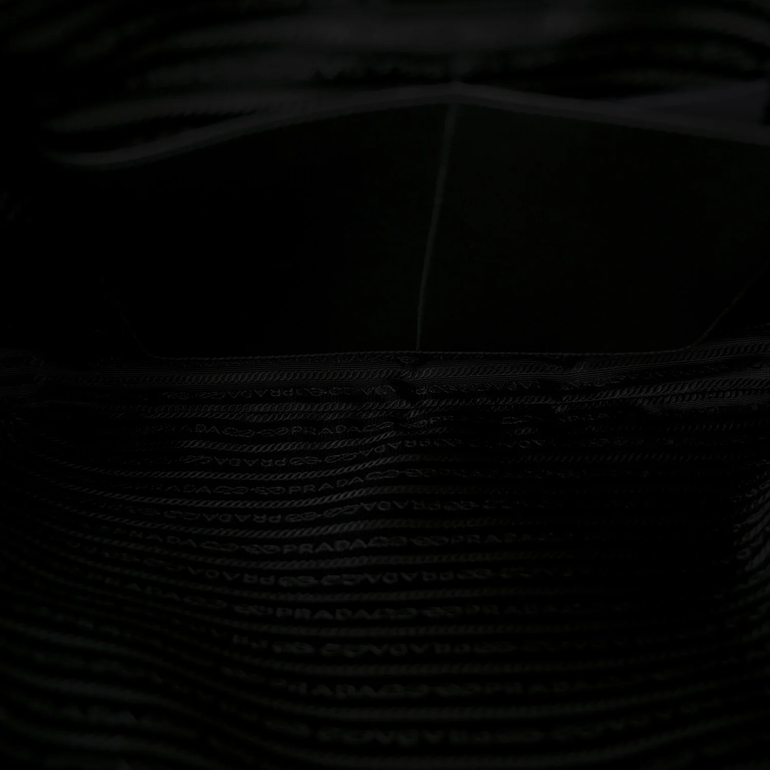 Re-Nylon Saffiano Metal Triangle Logo Briefcase Black