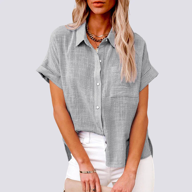 Nicole - Blouse à manches courtes avec poche