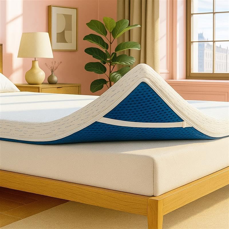 Surmatelas ViscoSoft en mousse à mémoire de forme de 7,6 cm (3 pouces) - Grand format - Housse amovible en rayonne de qualité supérieure