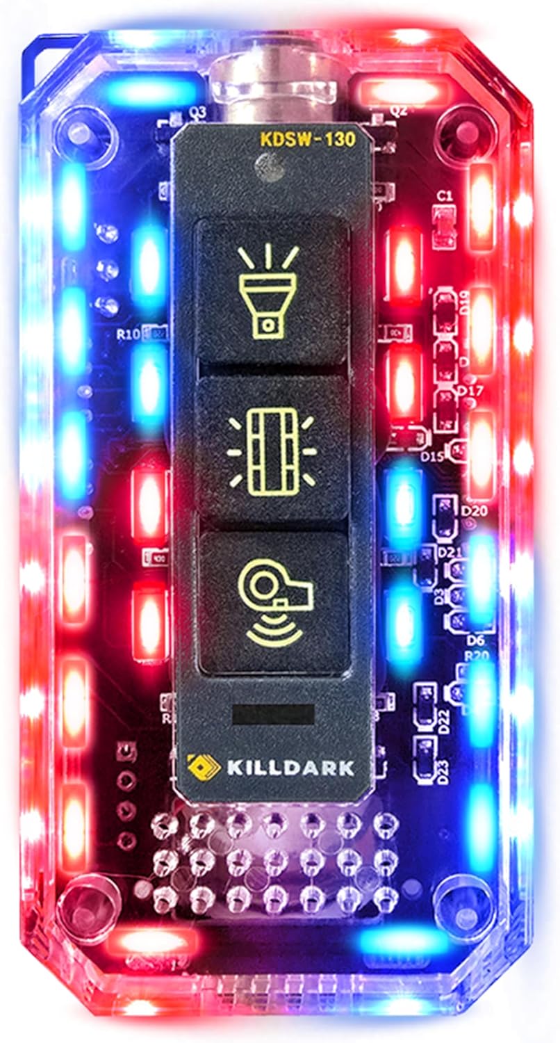 [KILL DARK] 3in1 Safety LED & Electronic Whistle
