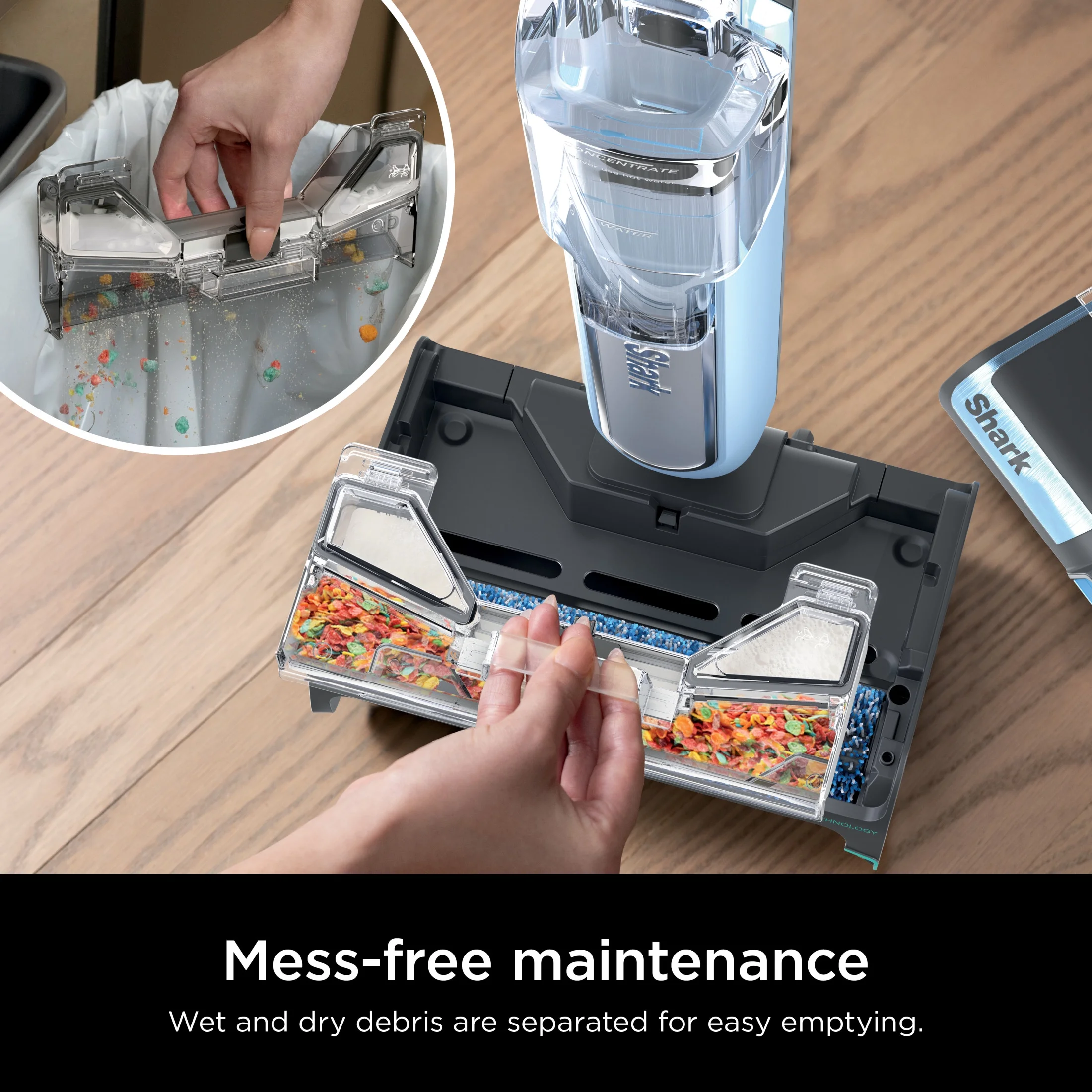 ? HydroDuo with Dirt-Reveal Technology, Cordless, Hard Floor Cleaning System, Wet Dry Debris Pickup, Mop Scrubs All at Once, Hardwood, Tile, Laminate Floors, WW200 - Image 9