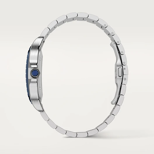 [Super Clone]SANTOS Blue PVD Bezel 39.8mm
