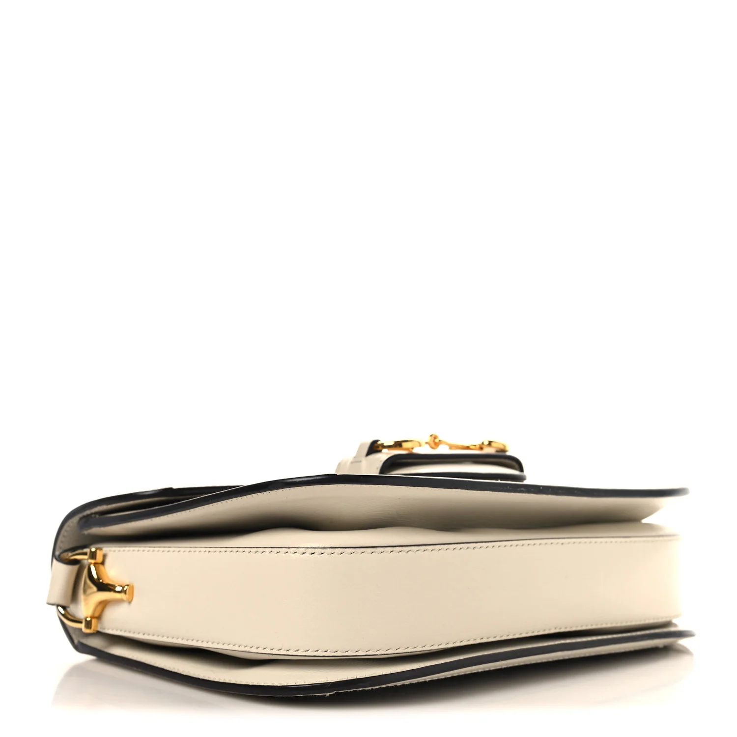 GG Supreme Monogram Horsebit 1955 Shoulder Bag Beige Mystic White
