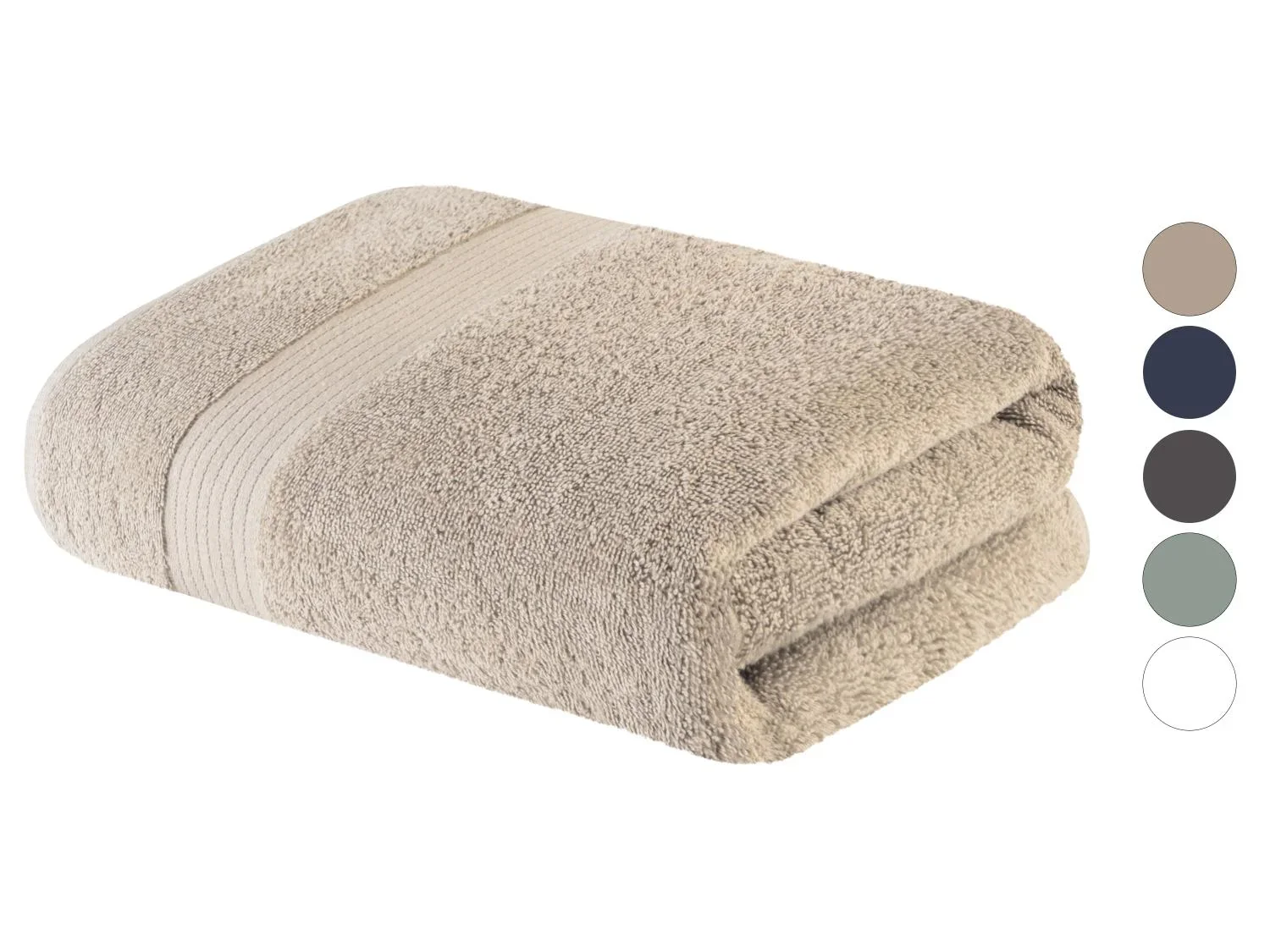 LIVARNO home Serviette de douche ponge, 70 x 140 cm