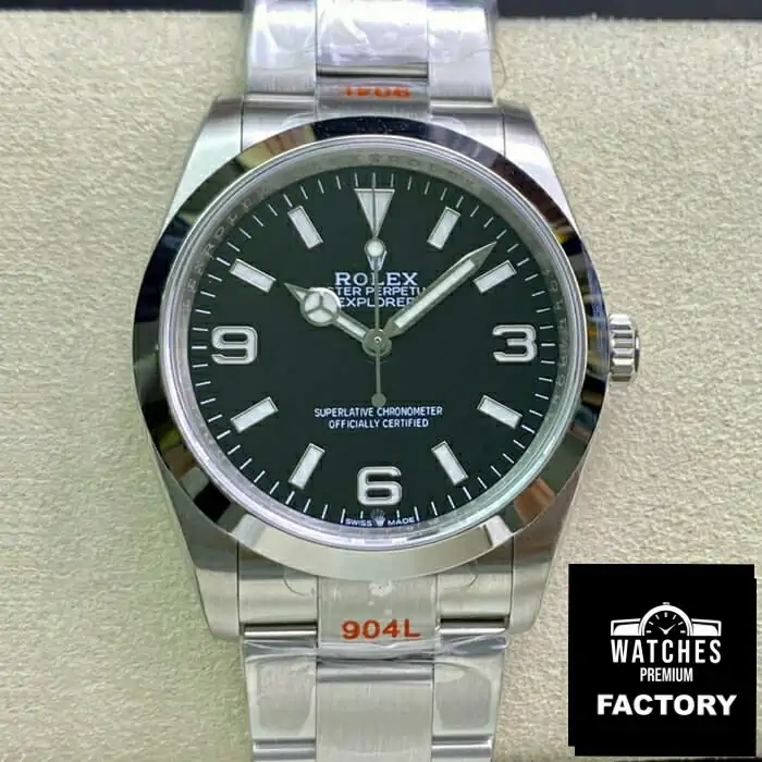 Rolex Explorer M124270-0001 36MM EW Factory Stainless Steel Strap