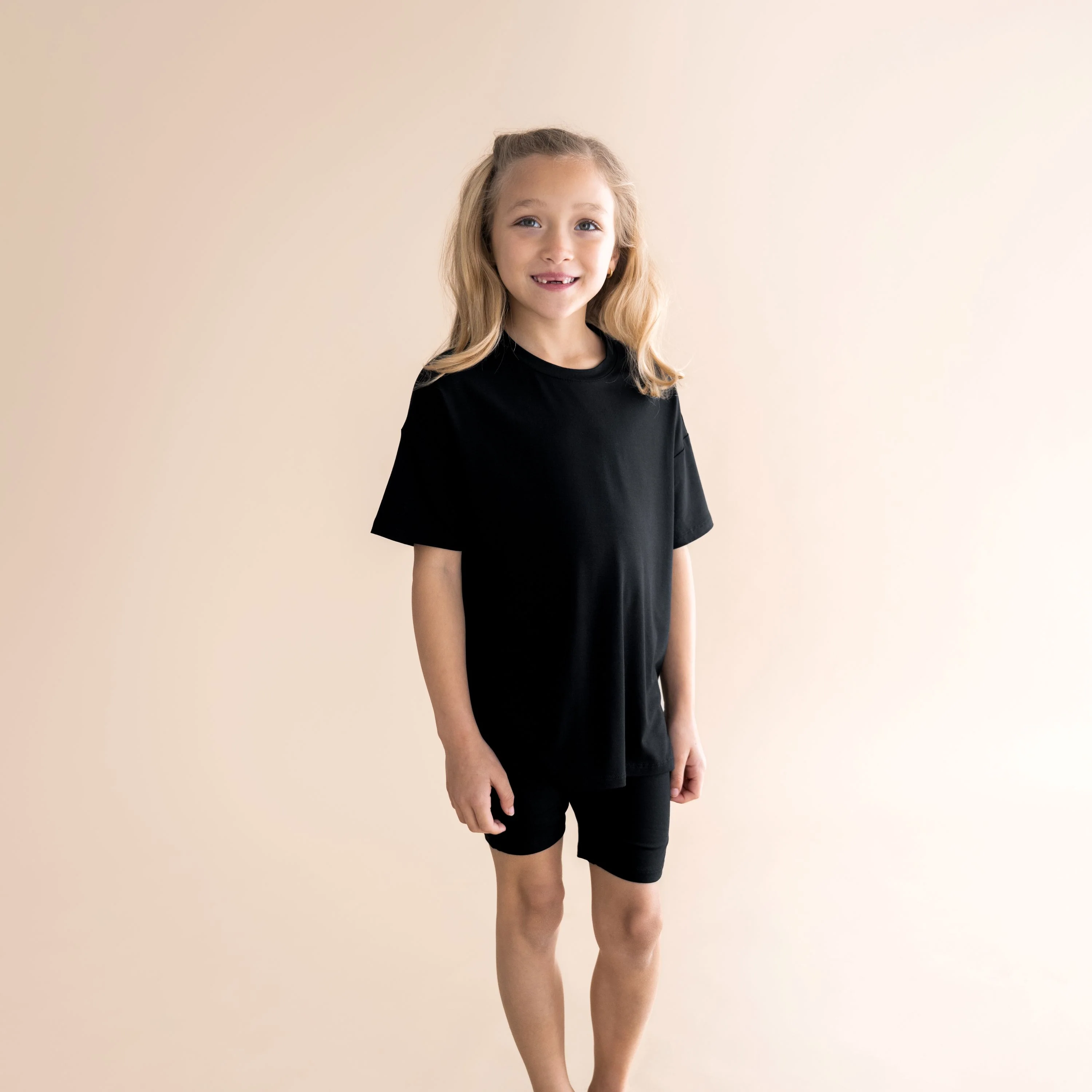 Toddler Biker Short Set in Midnight