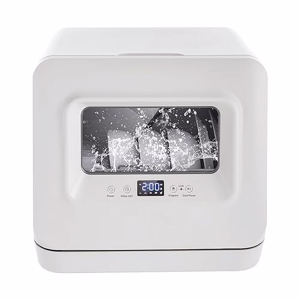 120V Countertop Dishwasher Portable Dishwasher 360 Degree Auto Spray Type Countertop Dishwasher 785W Air-Cooled Drying Portable 3-in-1 Countertop Dishwasher Mini Washing Mac