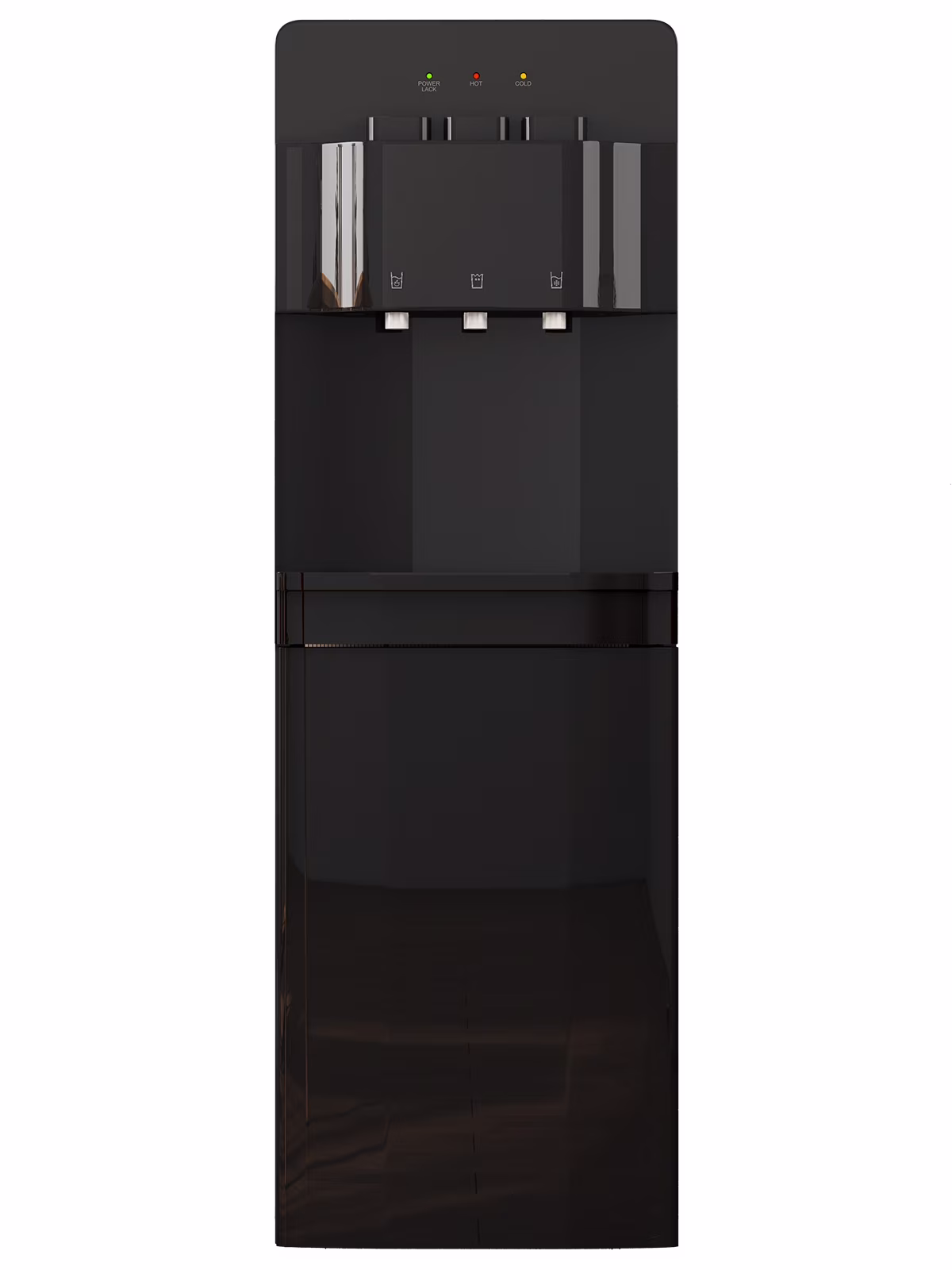 Bottom Loading Water Dispenser, Water Cooler 3 or 5 Gallon,Child Safety Lock,Black(Black)
