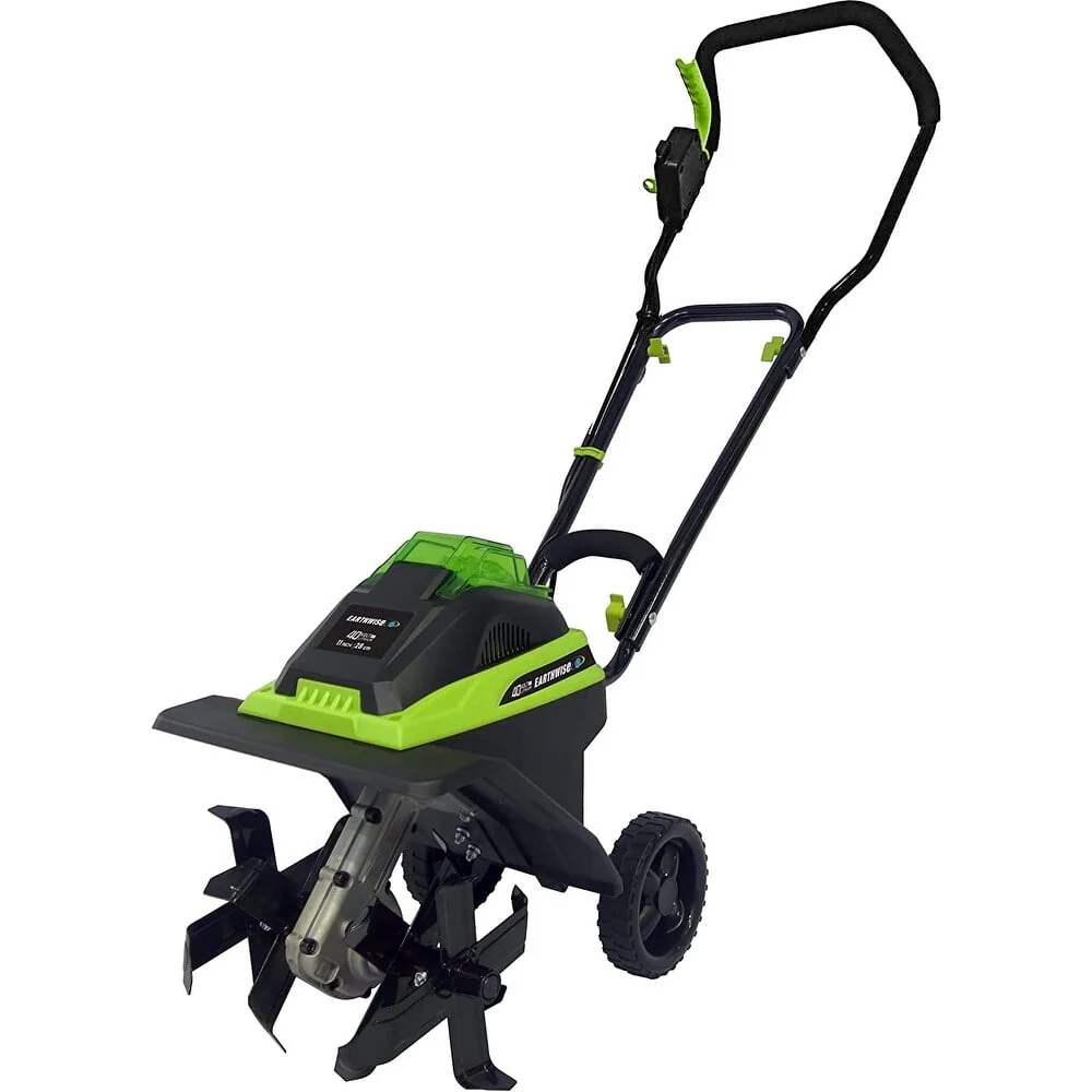 11-Inch 40-Volt Lithium-Ion Cordless Electric Tiller/Cultivator
