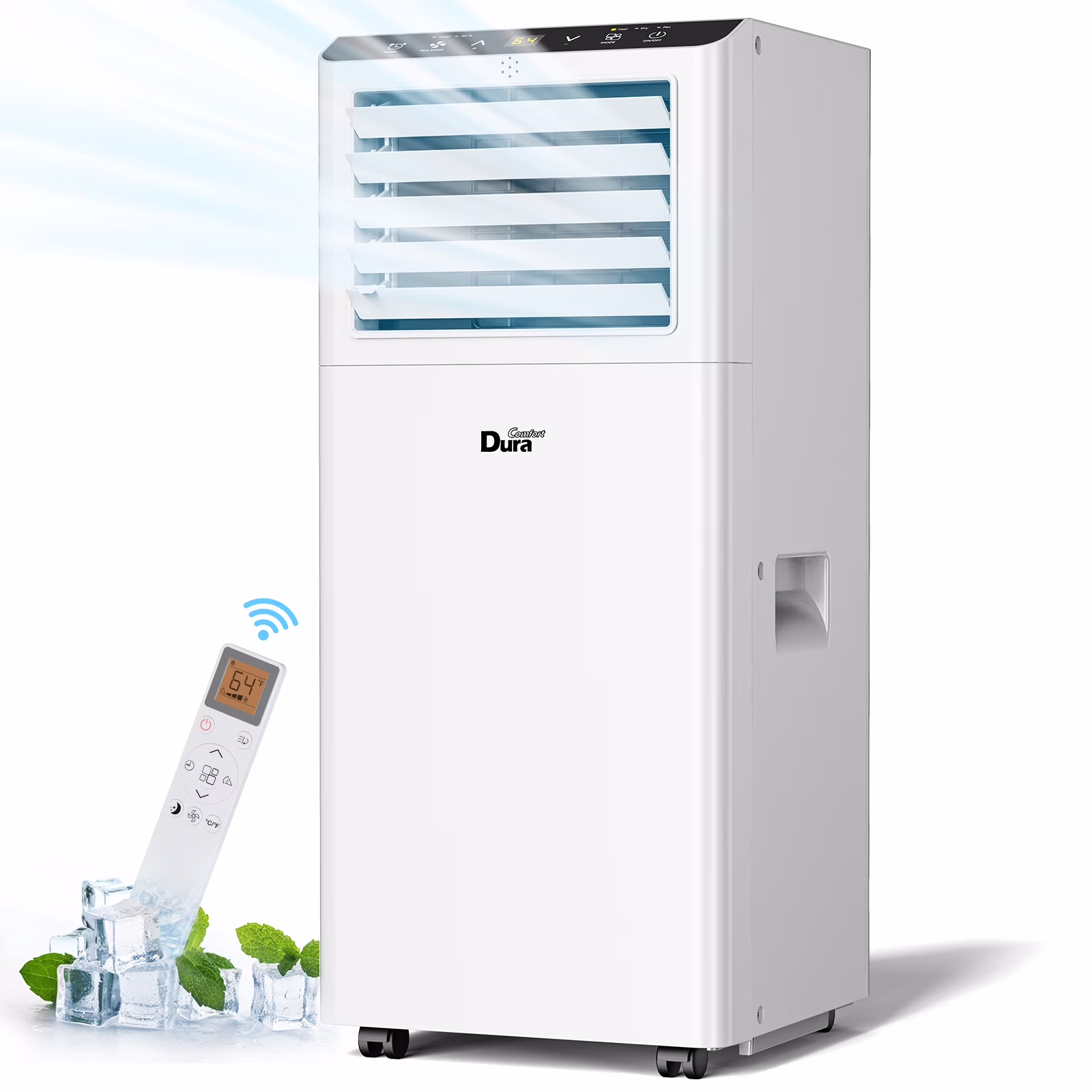 Duracomfort 8000 BTU ASHRAE Portable Air Conditioner for Room, Cools up to 175 Sq. Ft.(5100BTU SACC)
