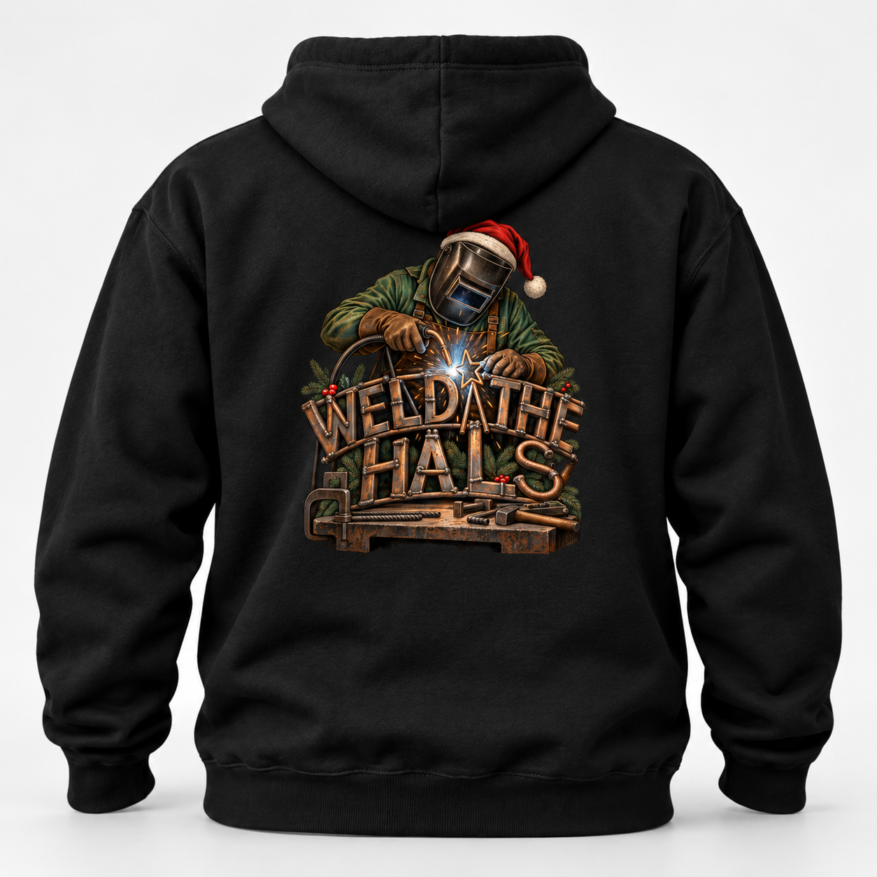 Weld the Halls Christmas Welder Hoodie