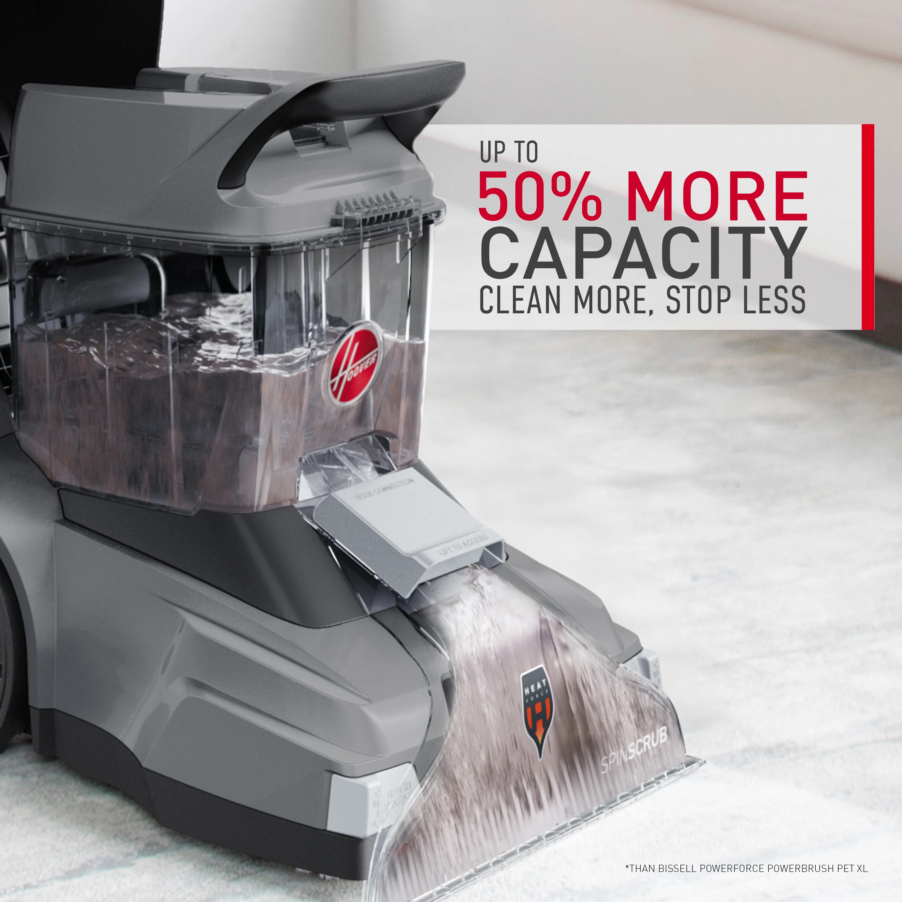 PowerScrub XL, Upright Carpet Cleaner Machine, Shampooer for Carpet, Rugs, Upholstery, Fast Dry, Upholstery Tool Attachment, FH68010(Trial) - Image 5
