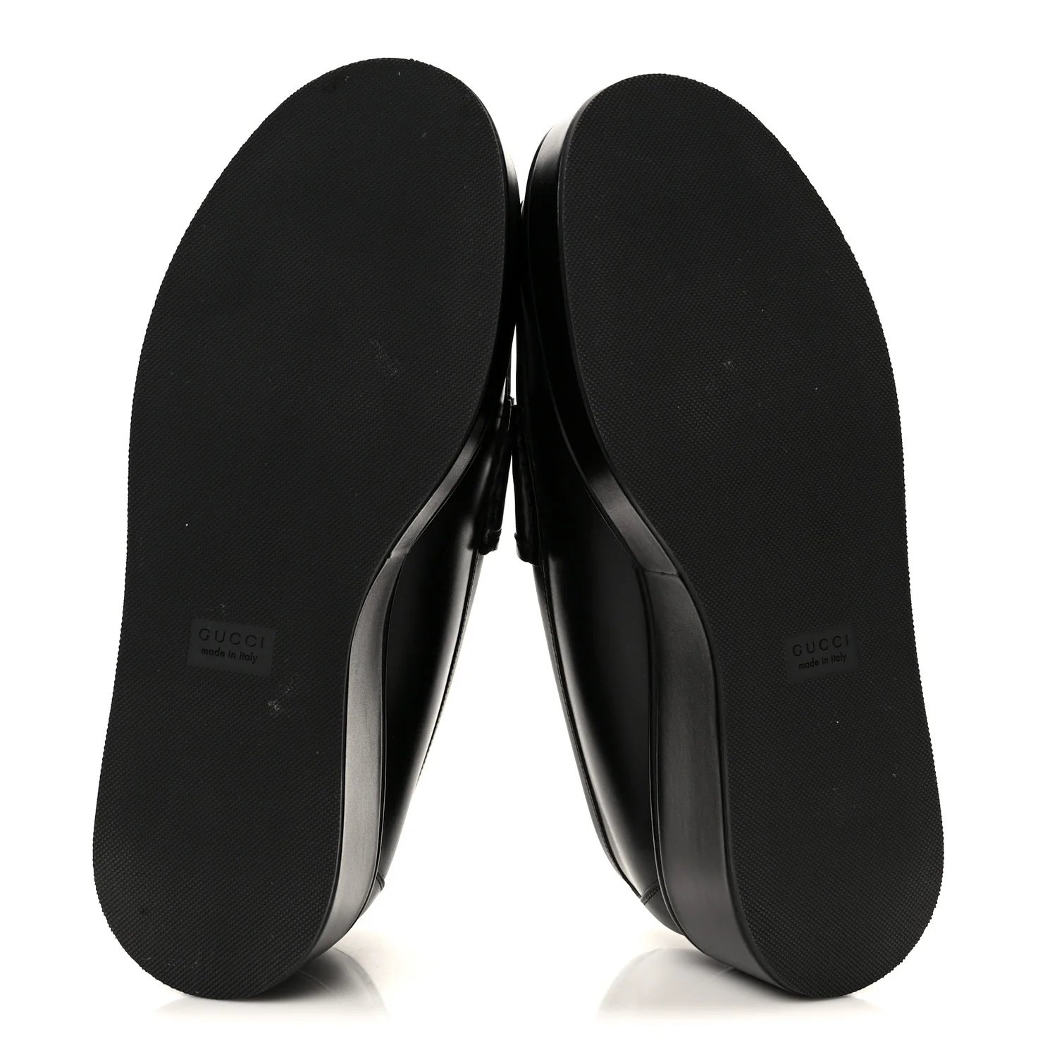 Kama Calfskin Horsebit Womens Wedge Platform Loafers 38.5 Black