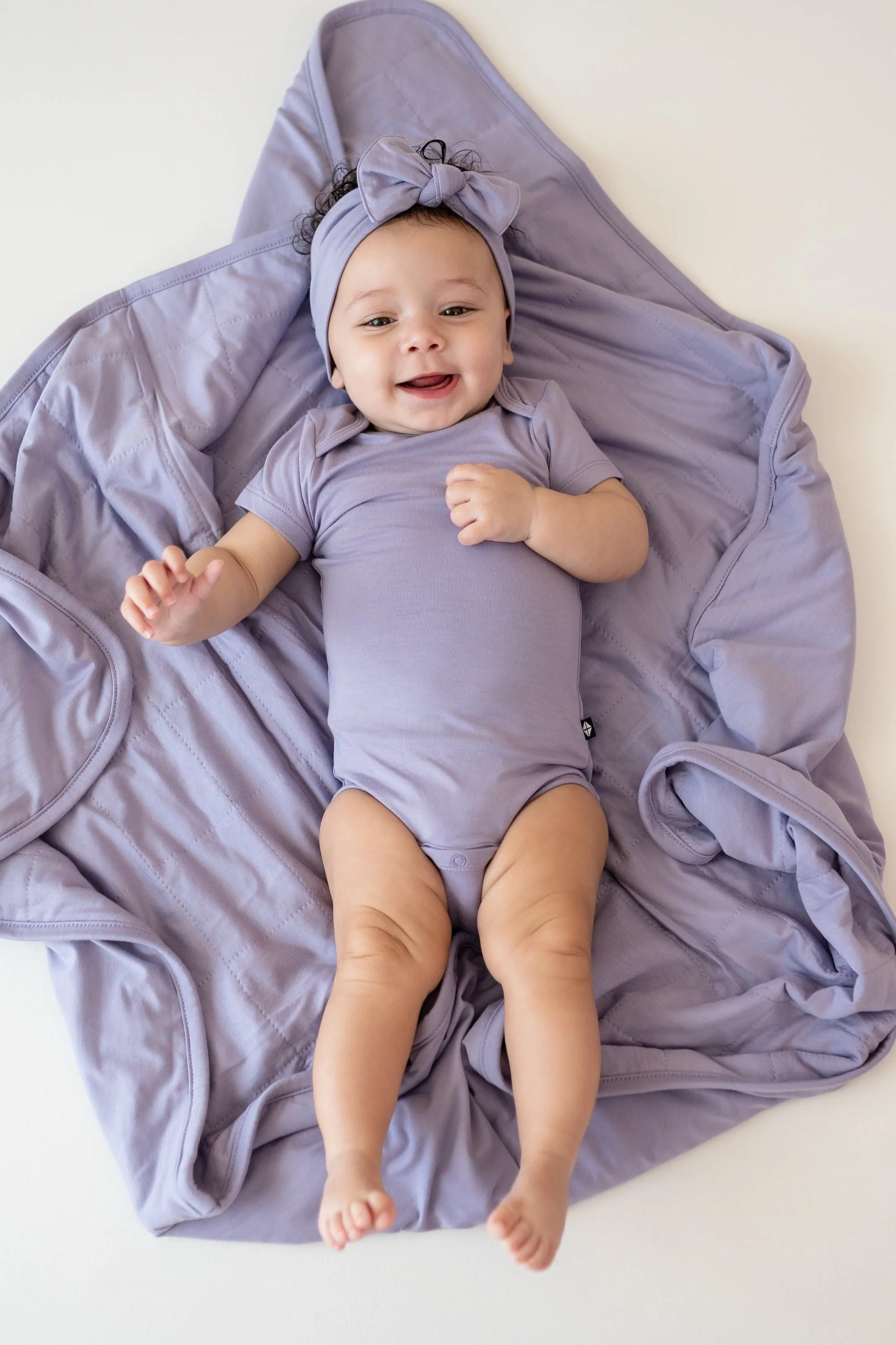 Baby Blanket in Taro 1.0