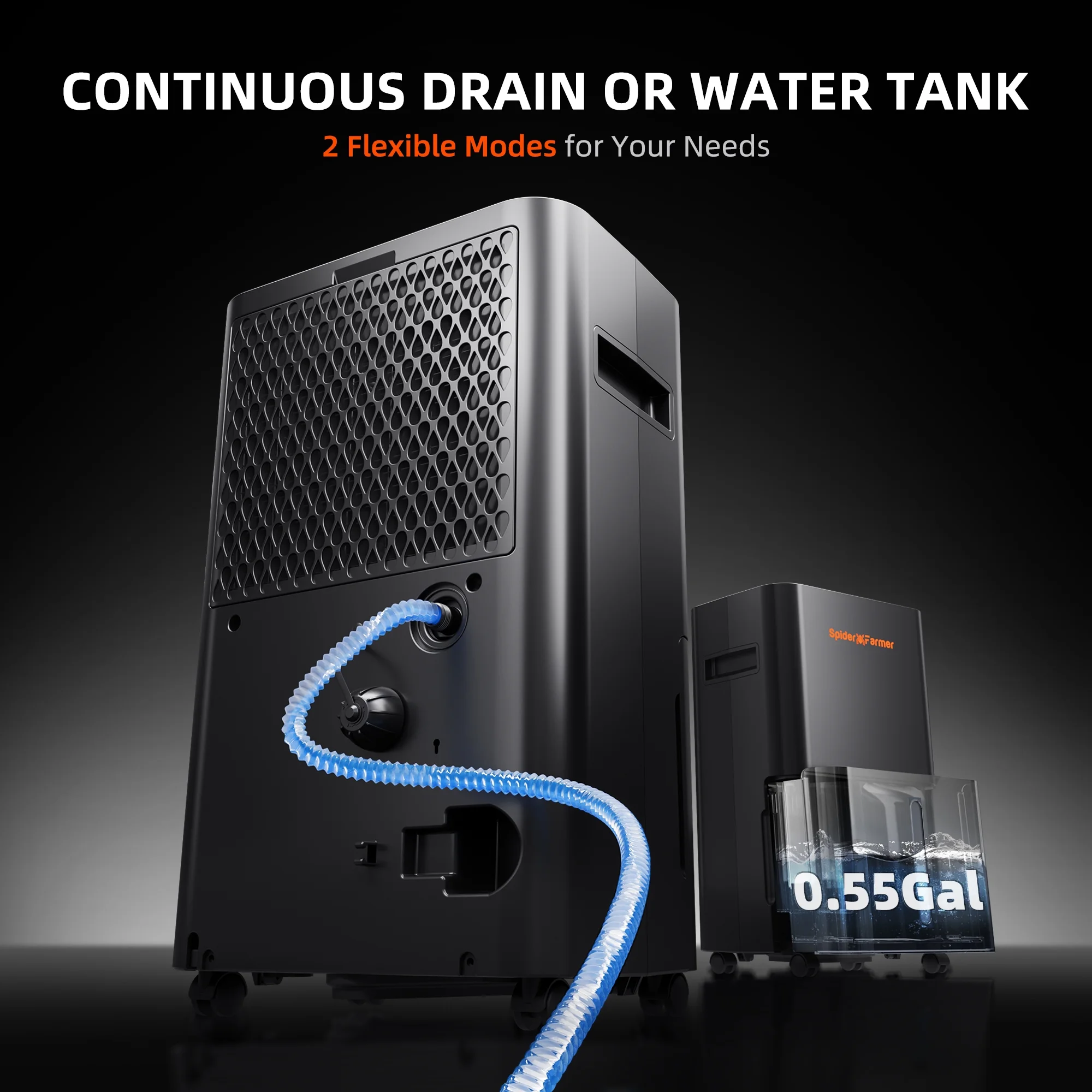 32 Pint Dehumidifier with Drain Hose for Grow Tent and Grow Room - Image 6