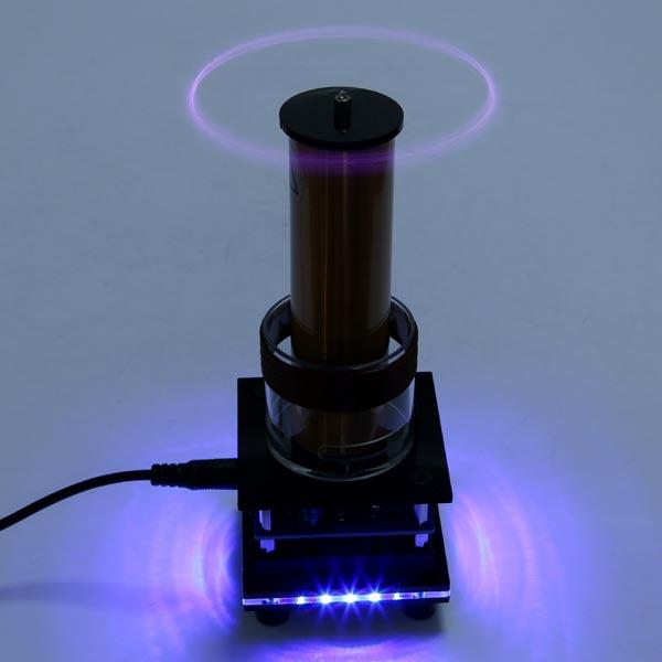 Singing Tesla Coil Music Kit Plasma Loudspeaker Wireless Transmission Experiment Desktop Toy Model - Enginediy