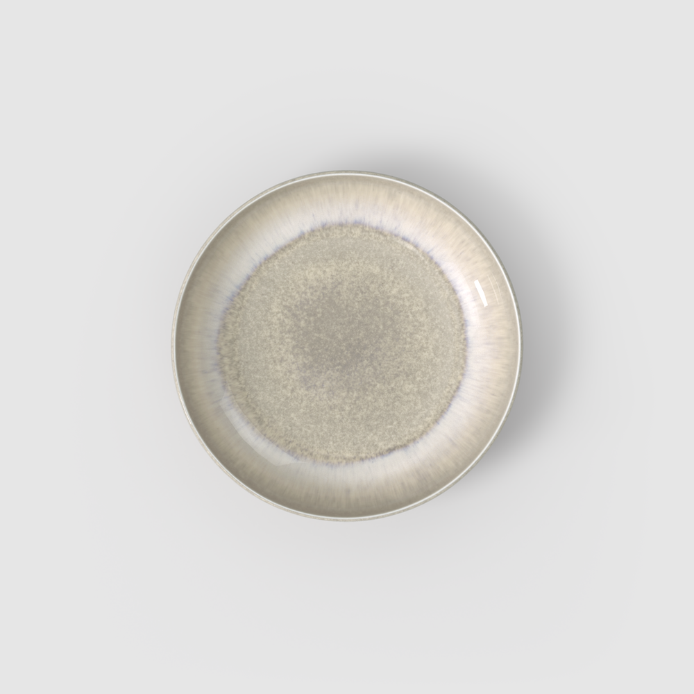 Perlemor Pasta bowl - Beige, 22 oz, Premium Porcelain