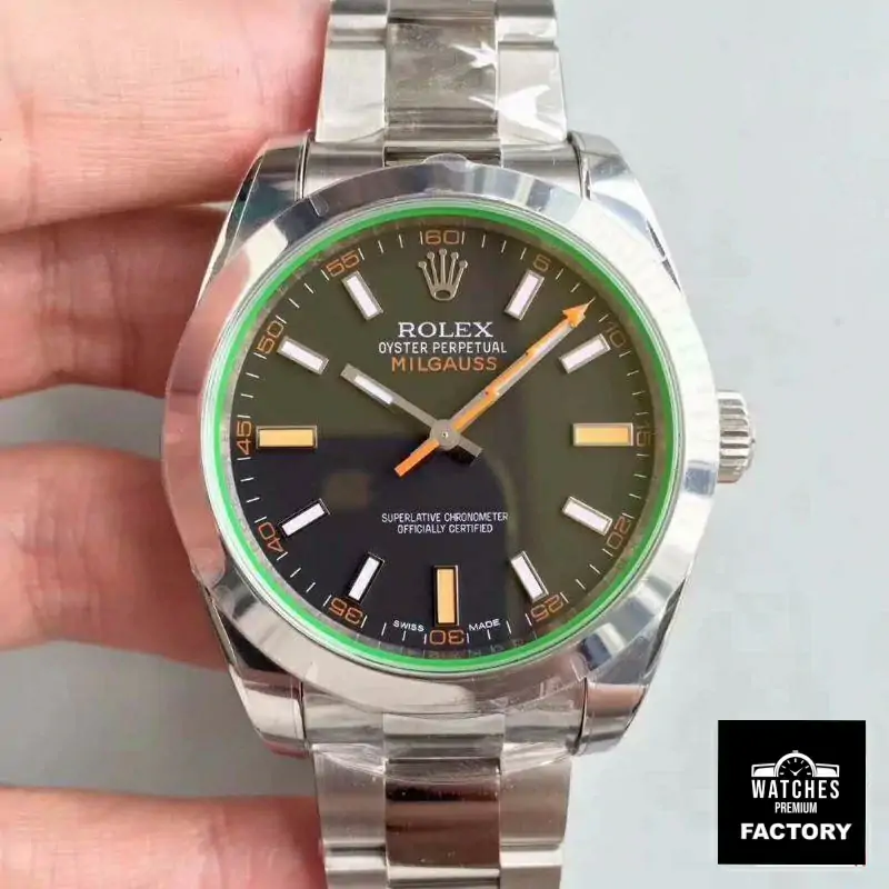 Rolex Milgauss 116400GV AR Factory Black Dial