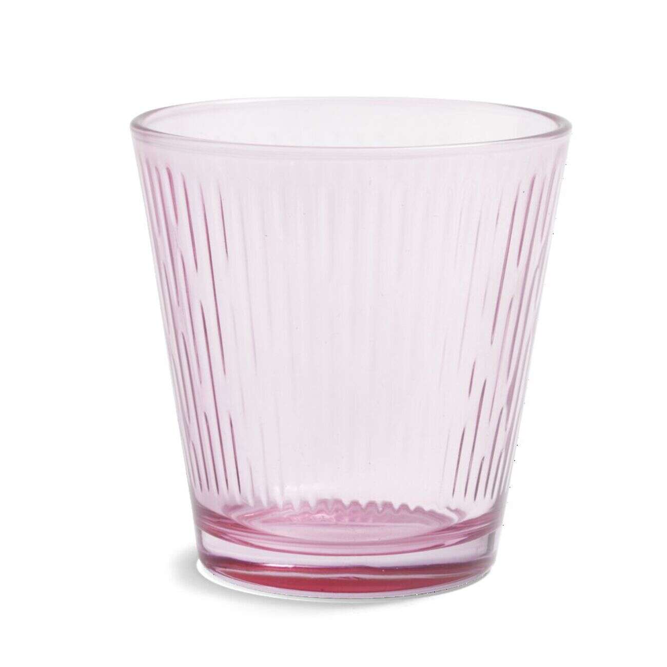 Lot de 4 gobelets en verre Nora coloré transparent 25,5cl