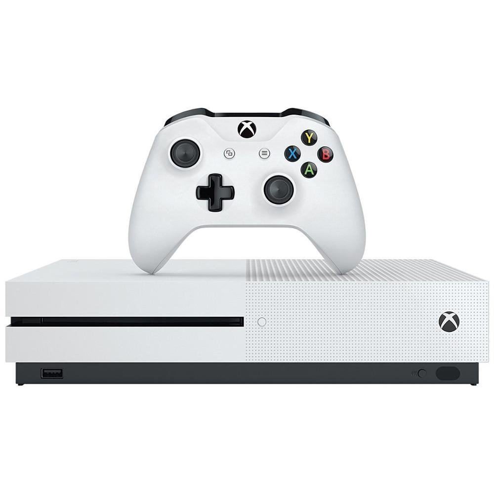 Microsoft Xbox One S 1TB Console  White (Renewed)