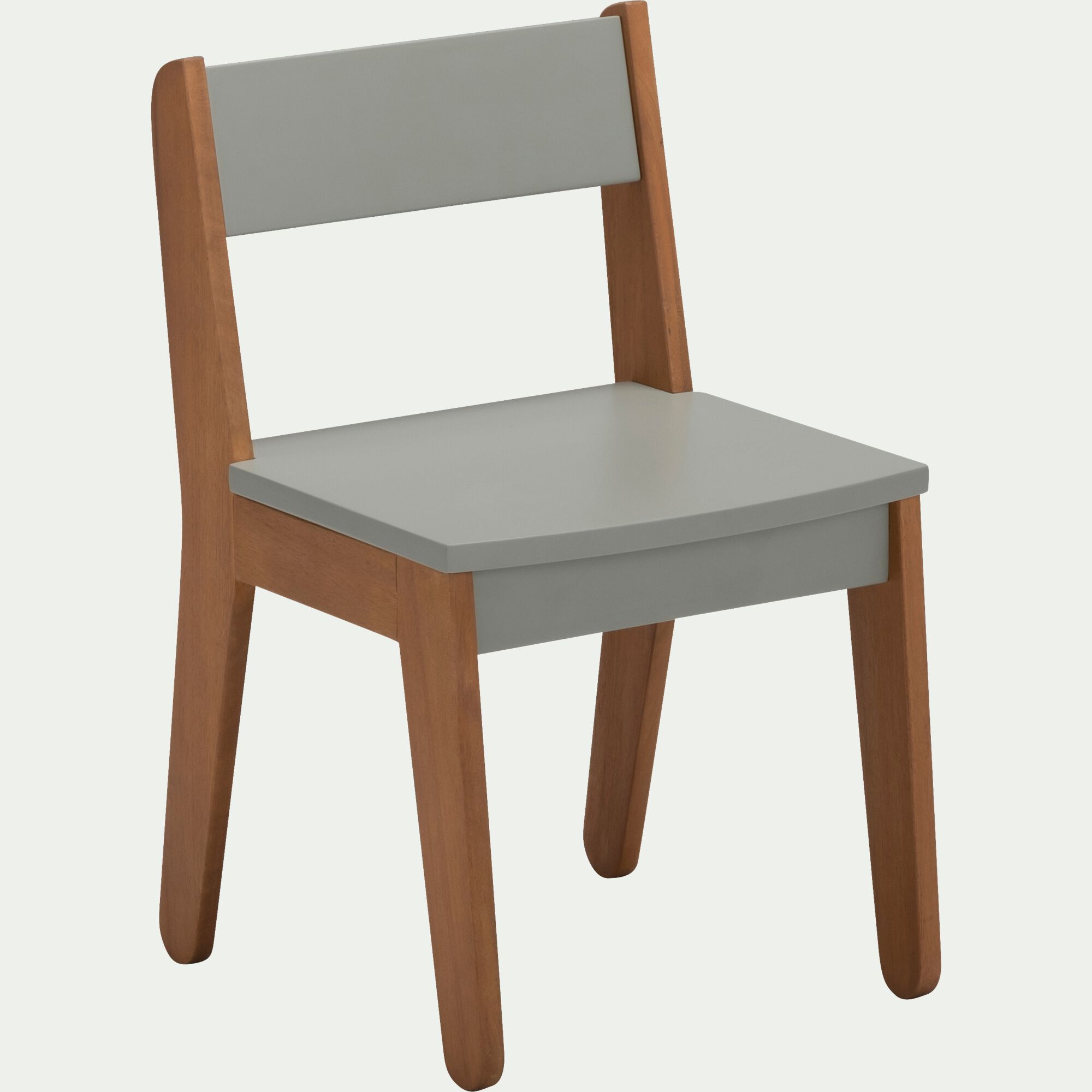 RAPHAEL - Chaise enfant en acacia - vert olivier