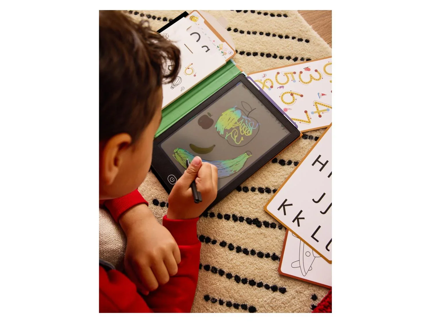 lupilu Tablette LCD avec cartes dapprentissage